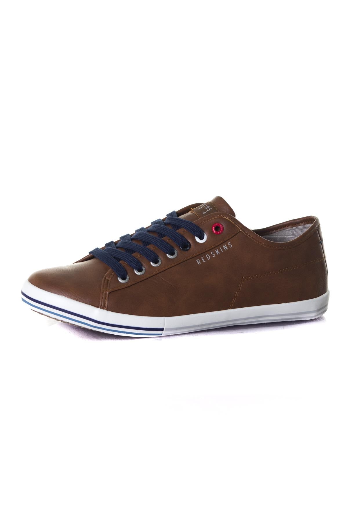 Men's cognac sneakers - Image n°7