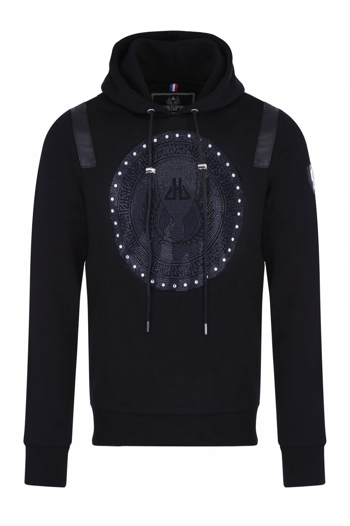 Men's black hoodie - Image n°3