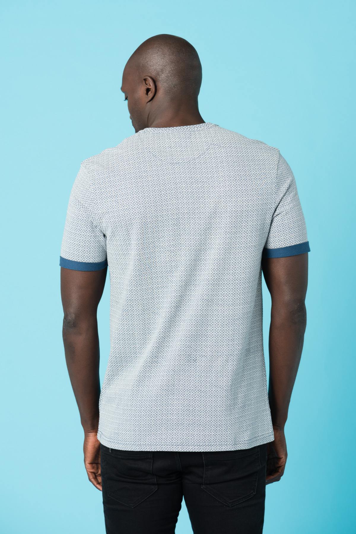 Patterned t-shirt with pocket - Image n°4