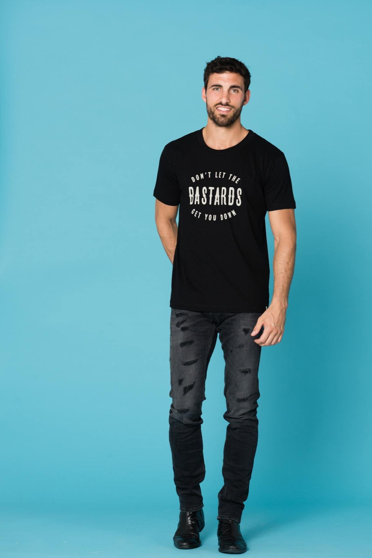 Black round neck t-shirt - Image n°3