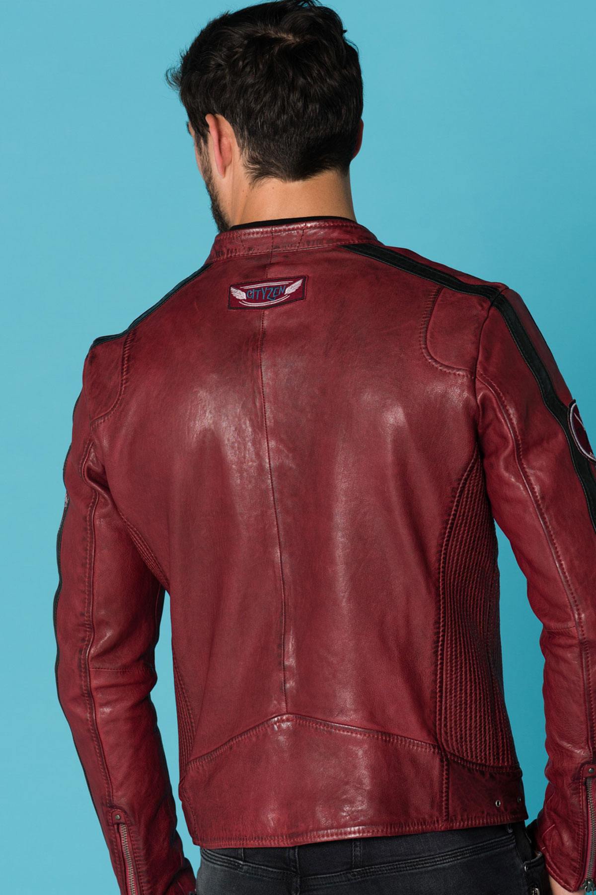 Sheepskin leather round neck patches - Image n°7