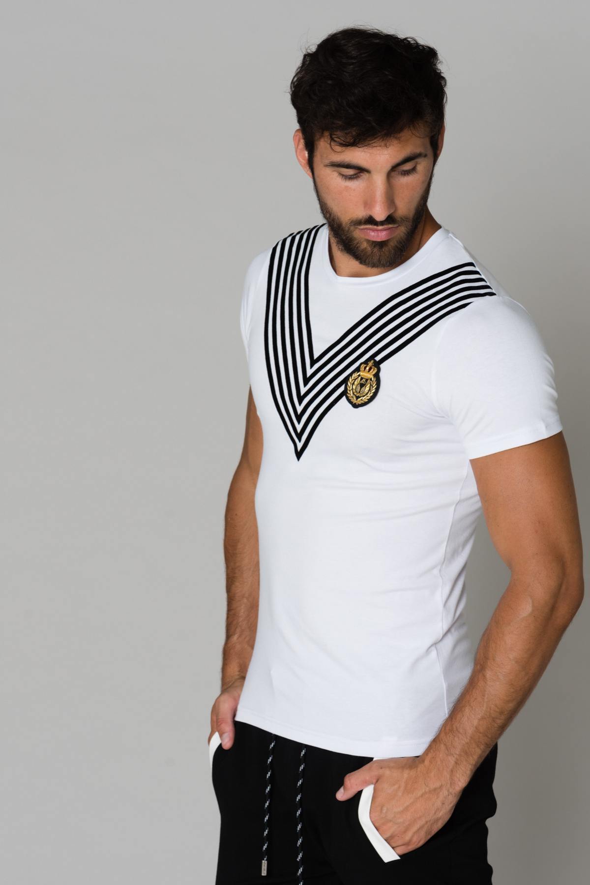 White cotton t-shirt - Image n°4