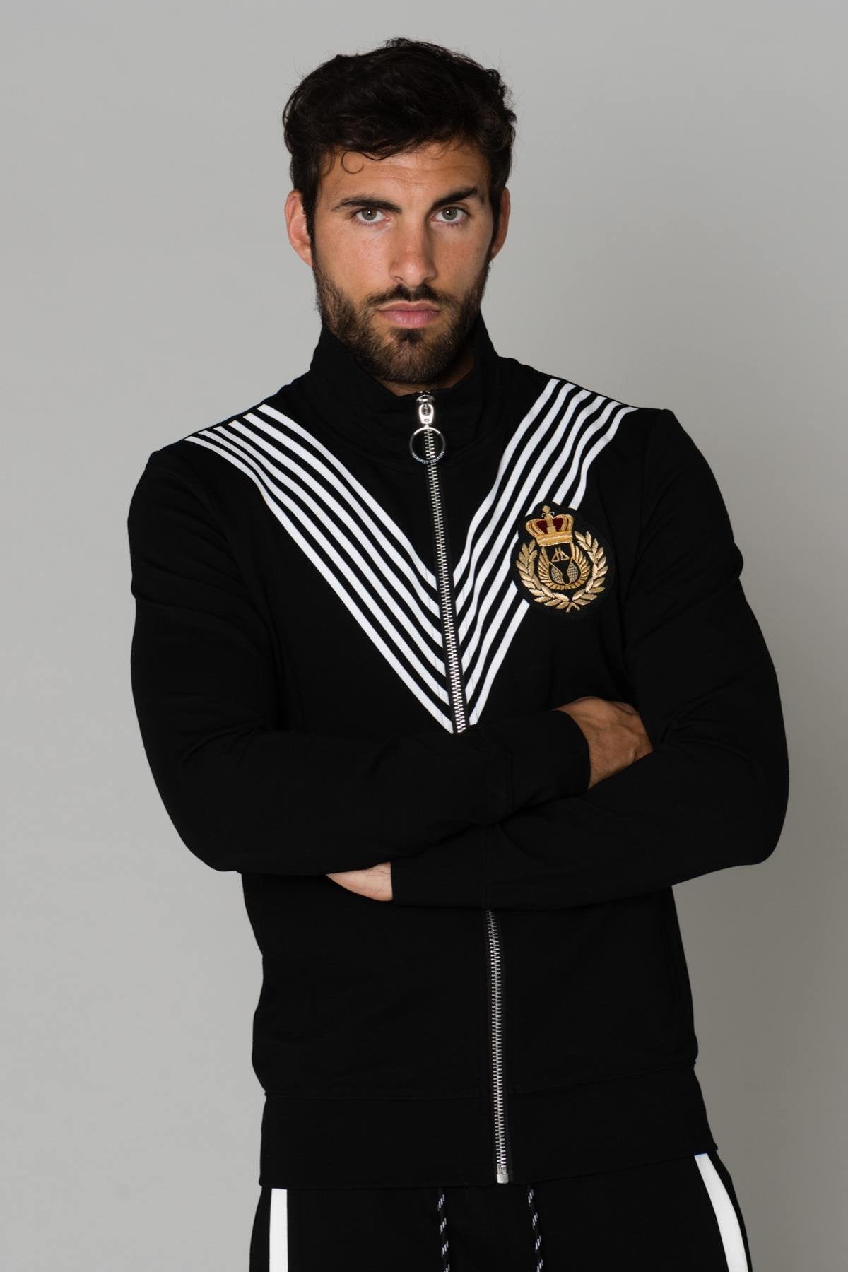 Black zipped track jacket - Image n°4