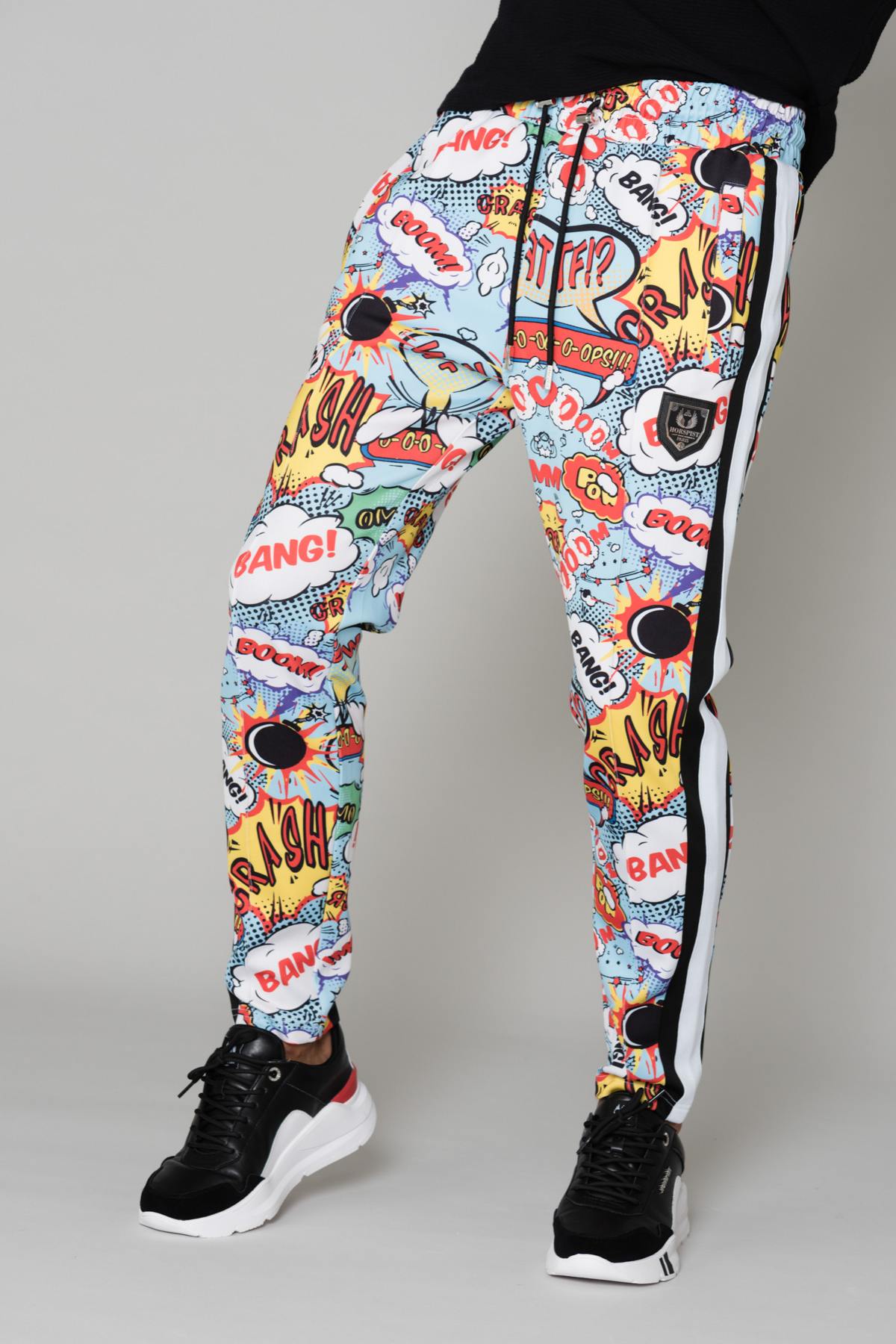 Multicolor slim joggers - Image n°1