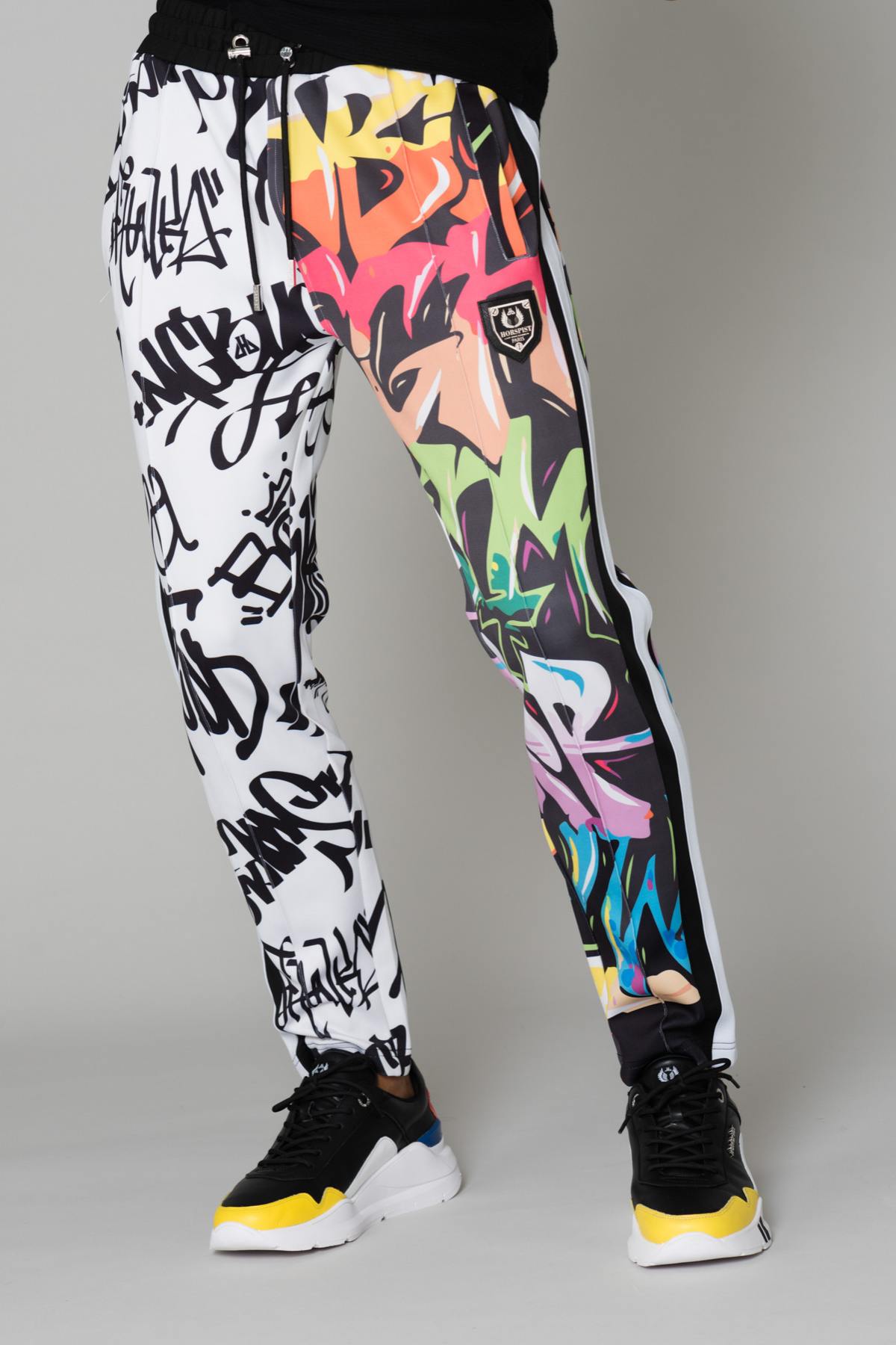 Multicolor slim joggers - Image n°1