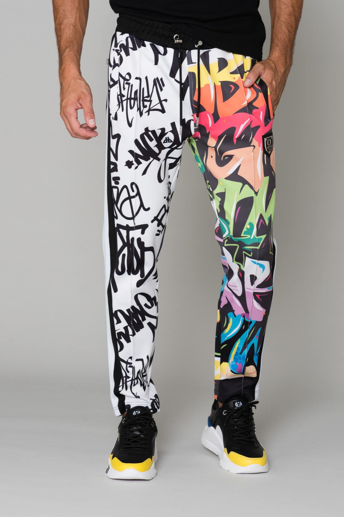 Multicolor slim joggers - Image n°4