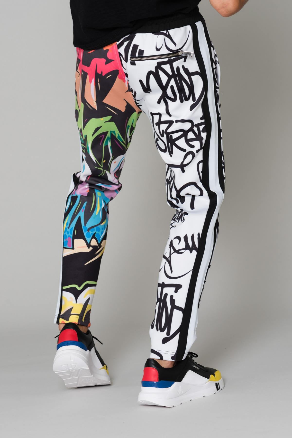 Multicolor slim joggers - Image n°2