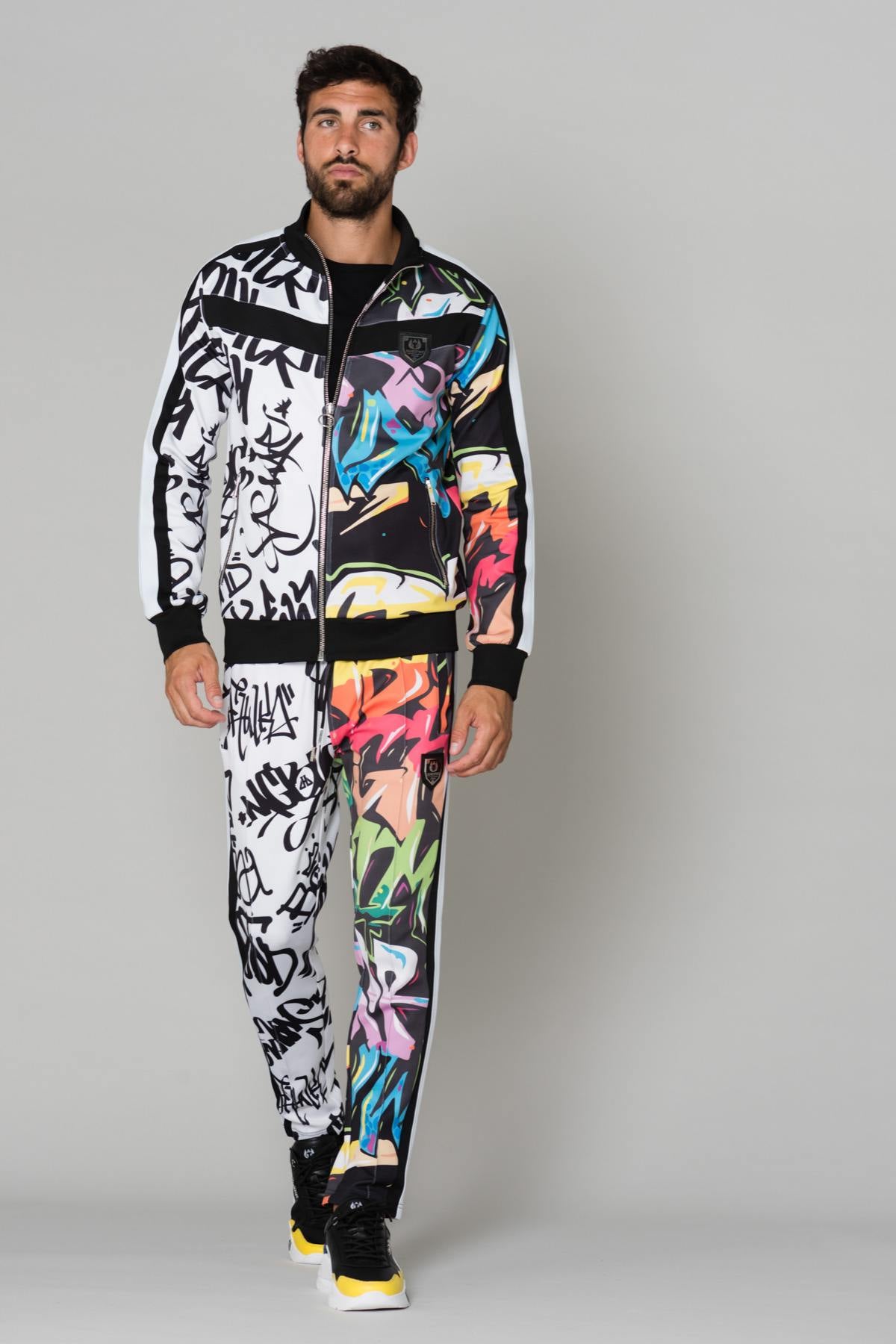 Colorful slim fit tracksuit - Image n°3