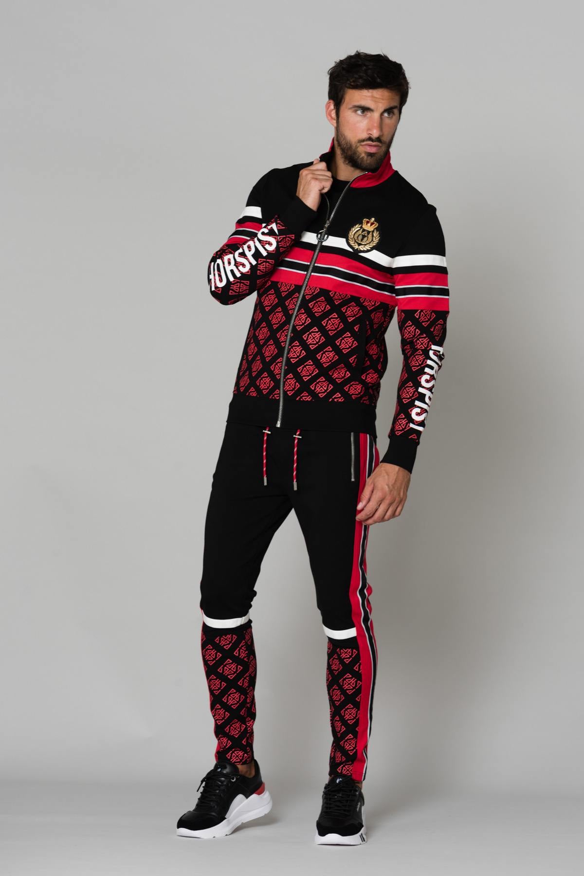 Black and red tracksuit - Image n°3