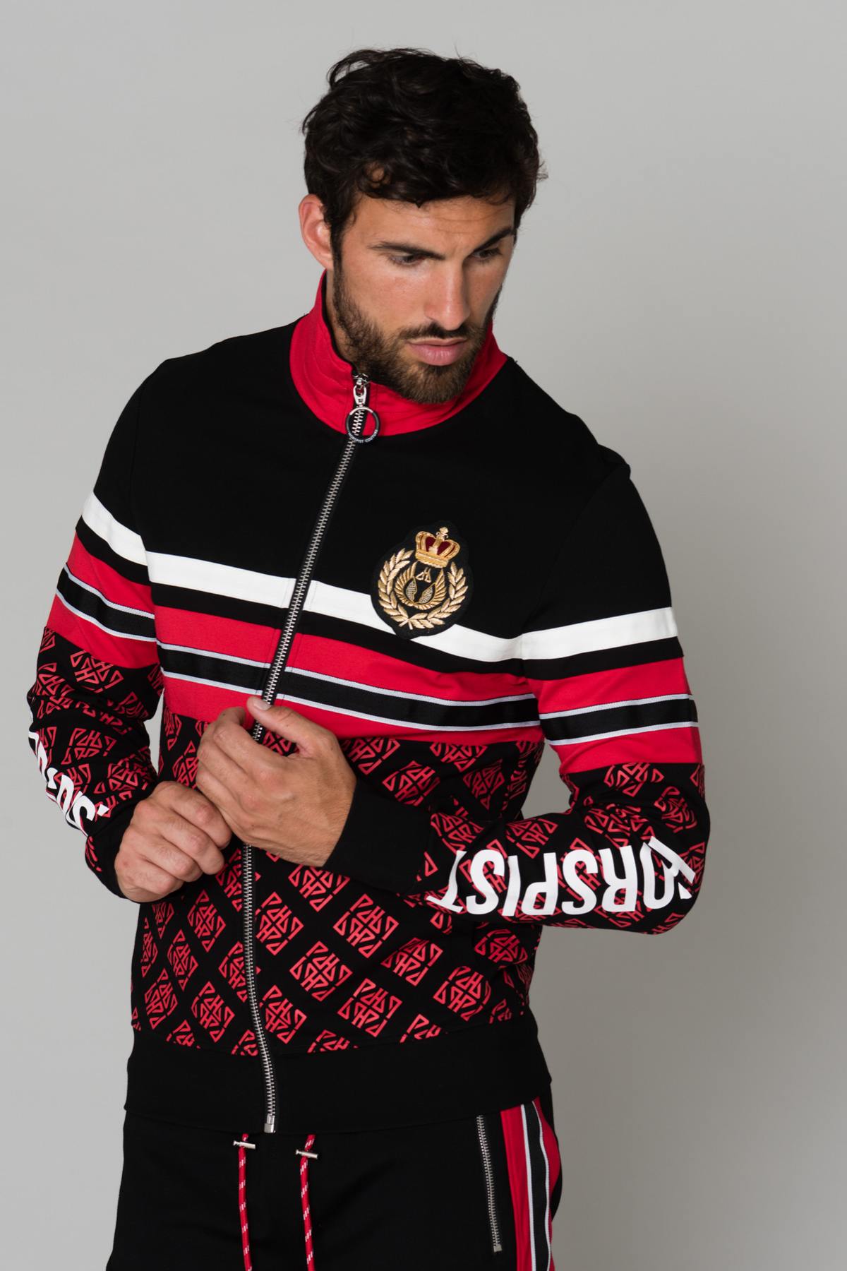 Black and red tracksuit - Image n°1