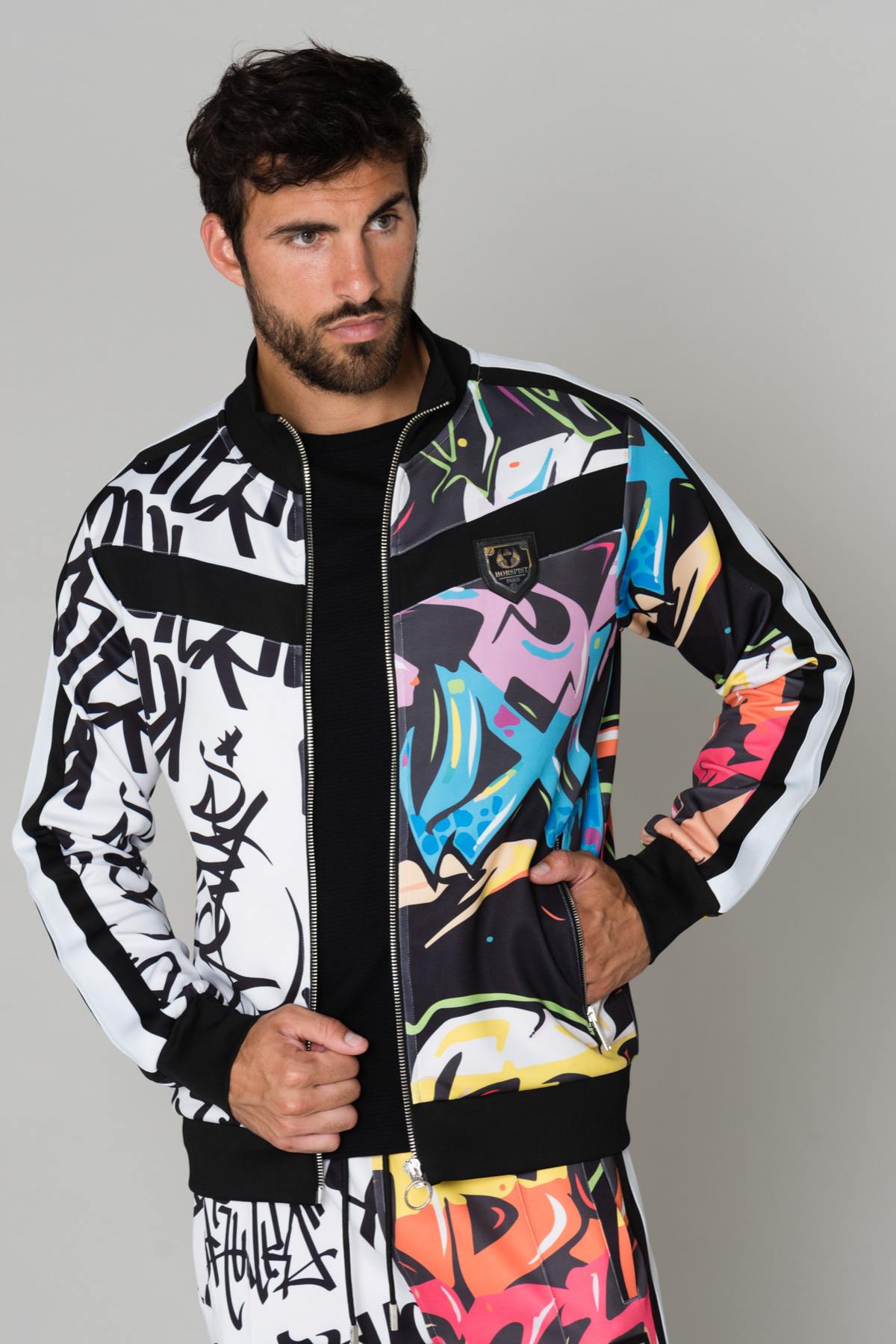 Colorful slim fit tracksuit - Image n°5