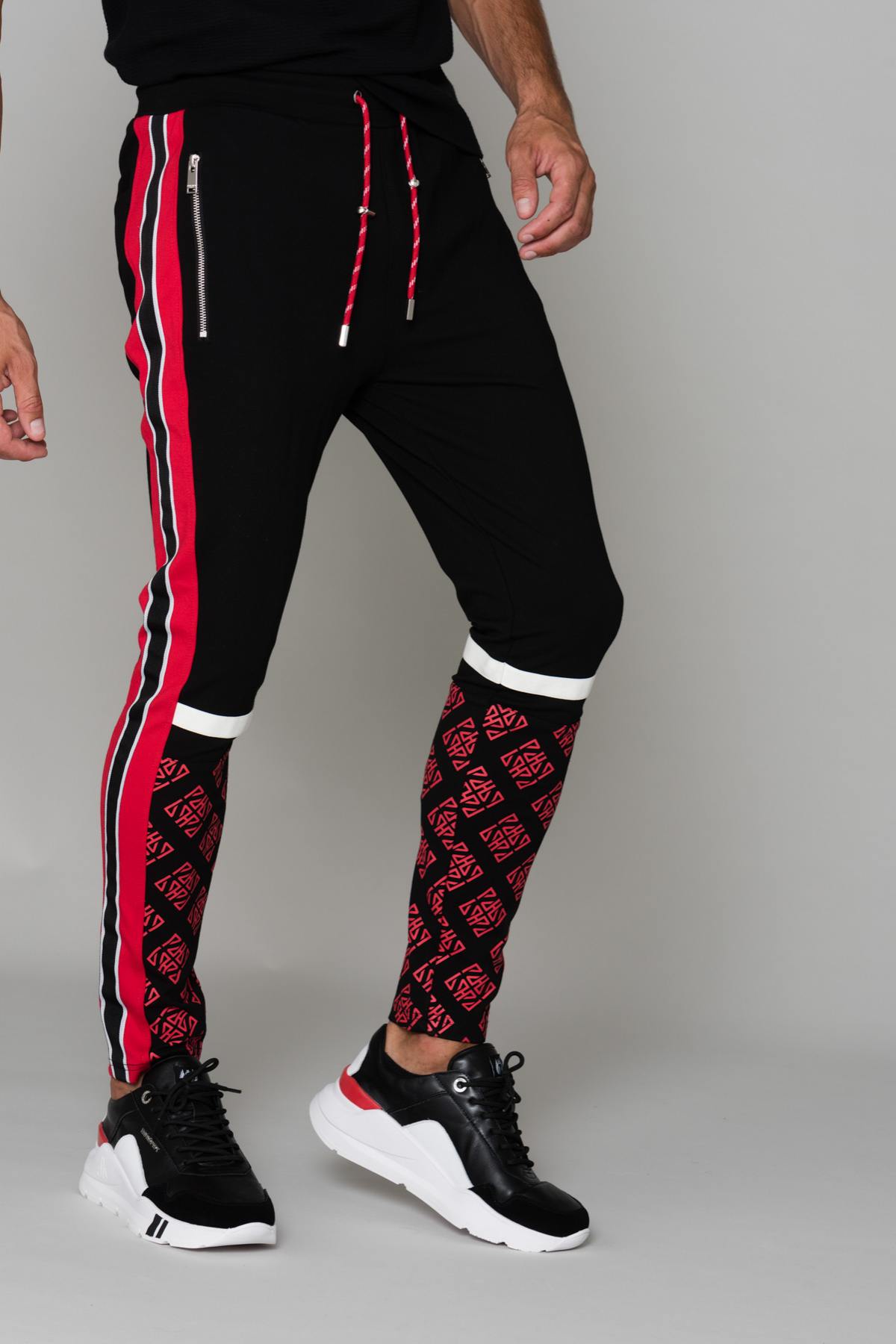  Black and red jogging pants - Image n°4