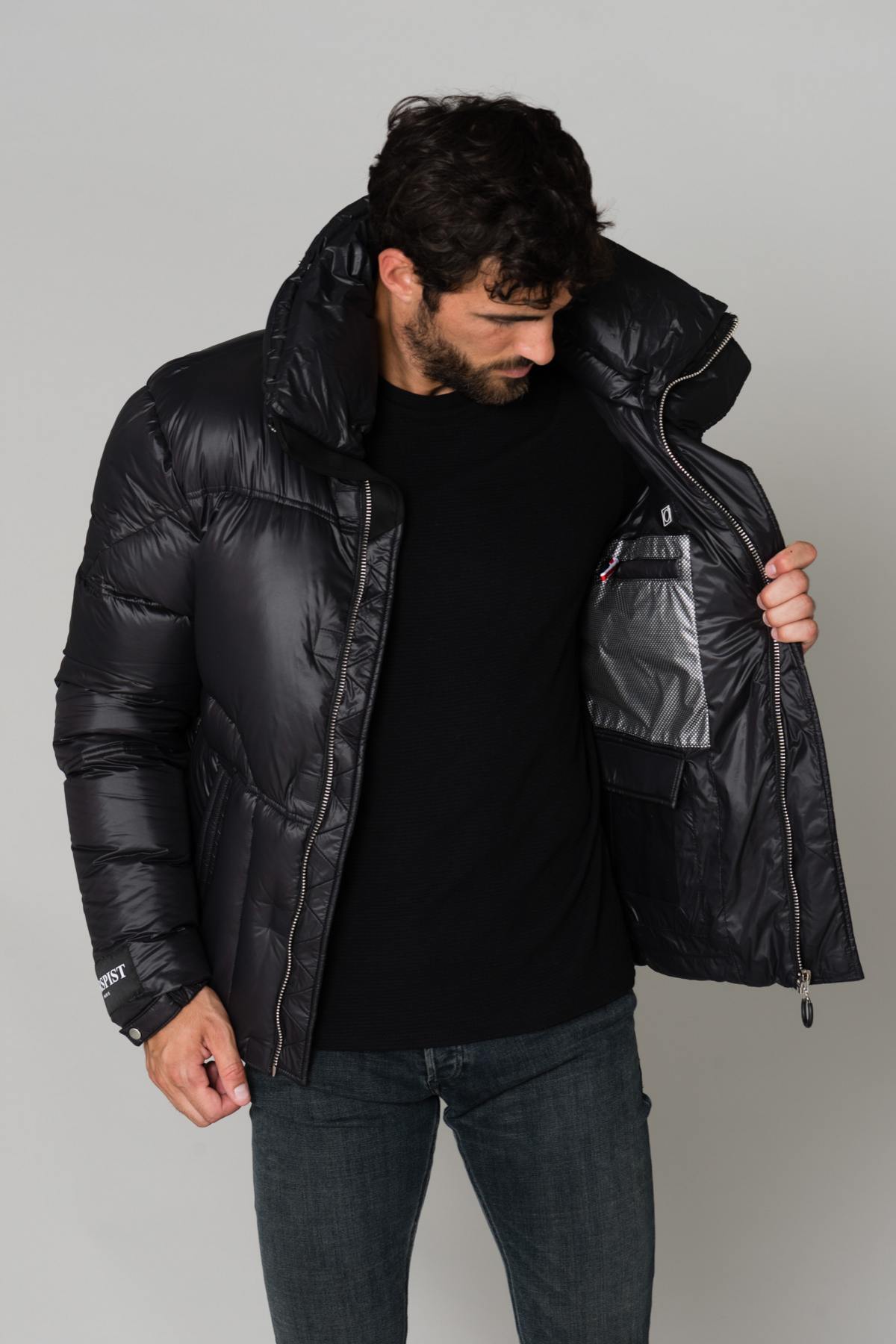  Black down jacket - Image n°5