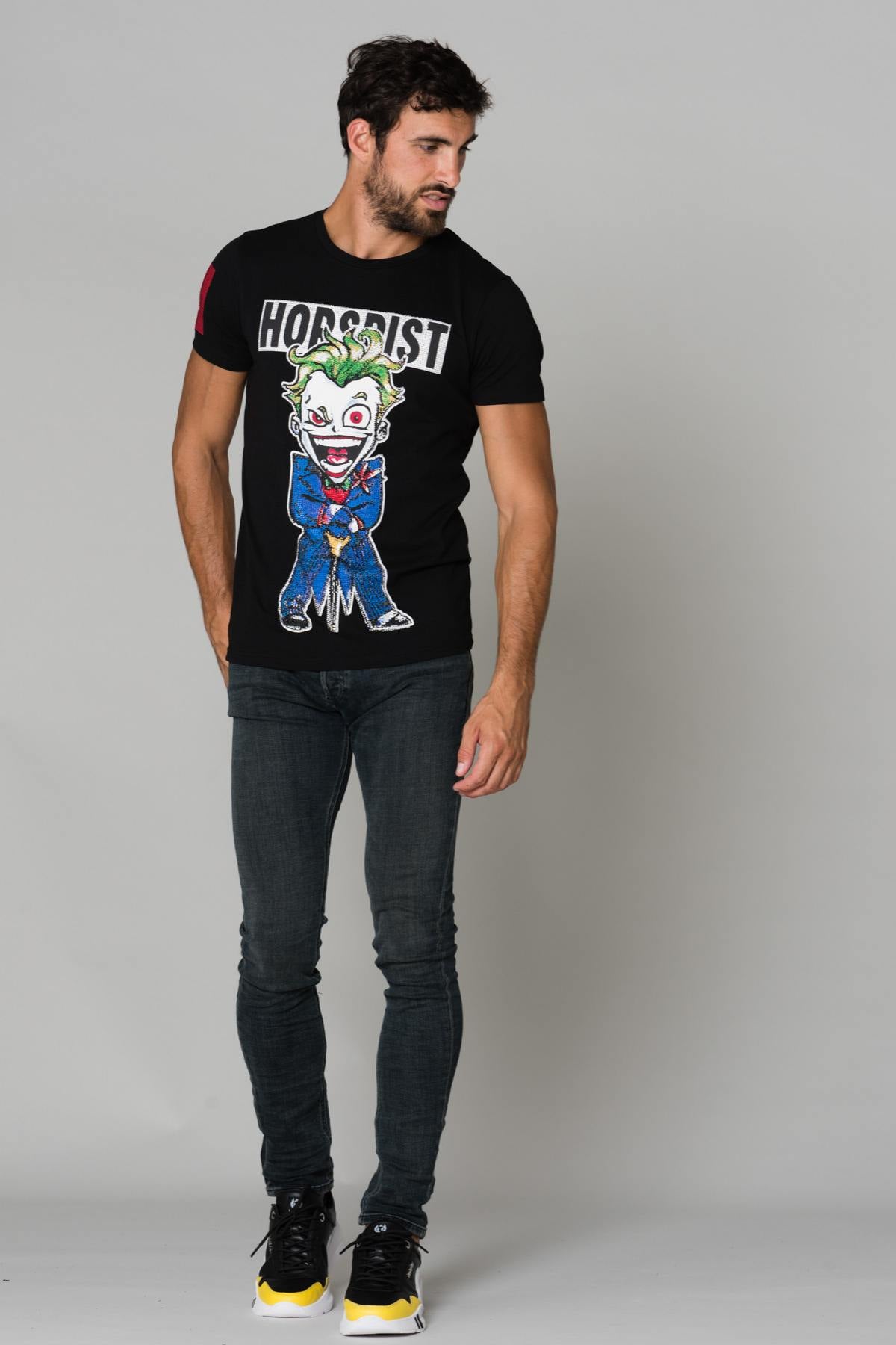 Black Joker printed t-shirt - Image n°2