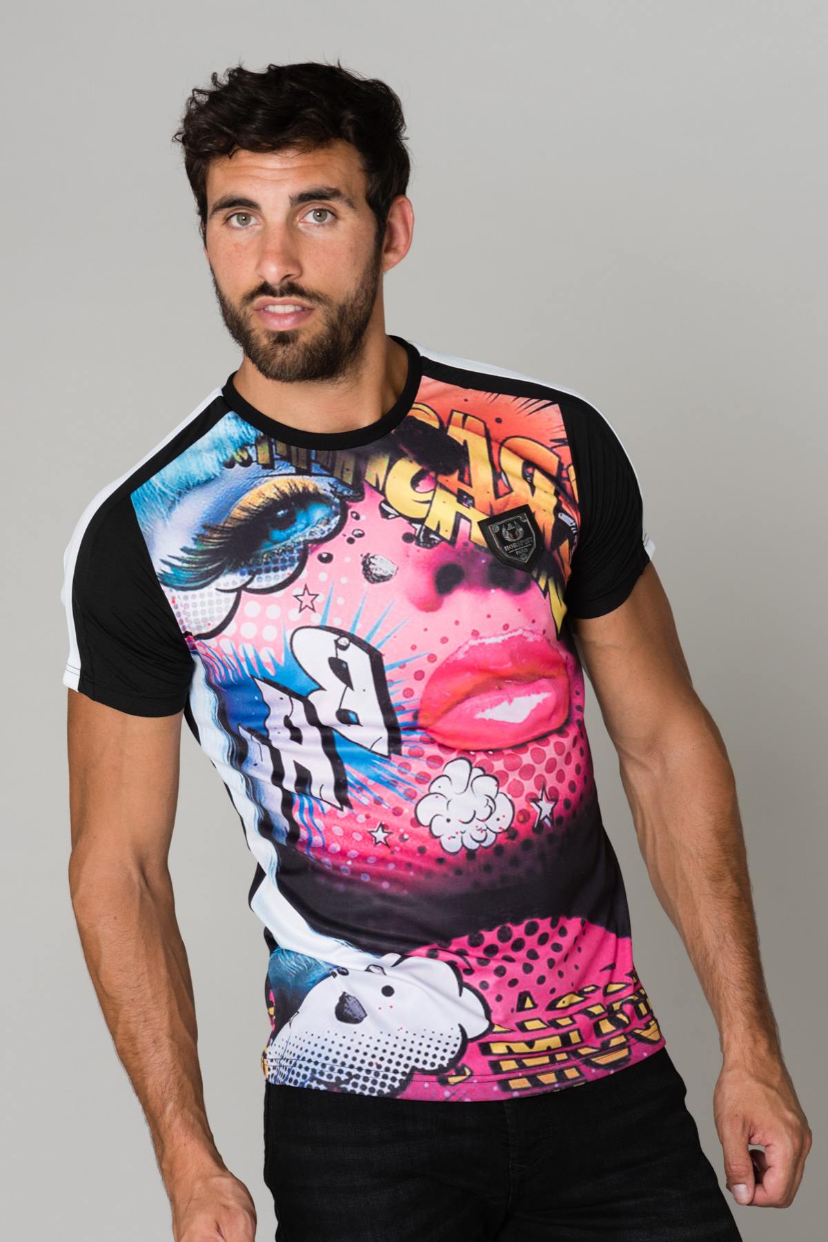 Colorful trendy T-shirt - Image n°3