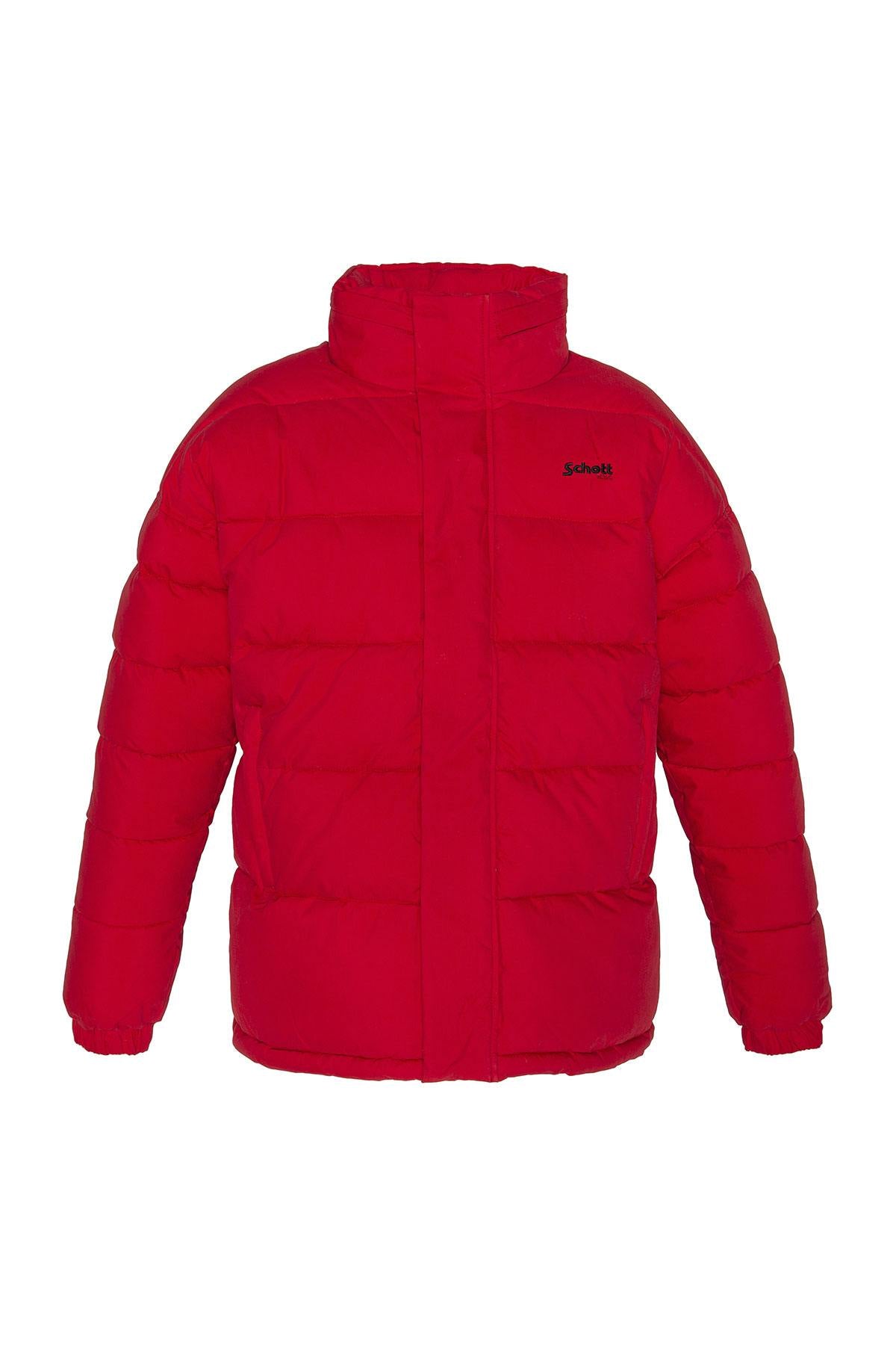 Unisex red down jacket - Image n°2