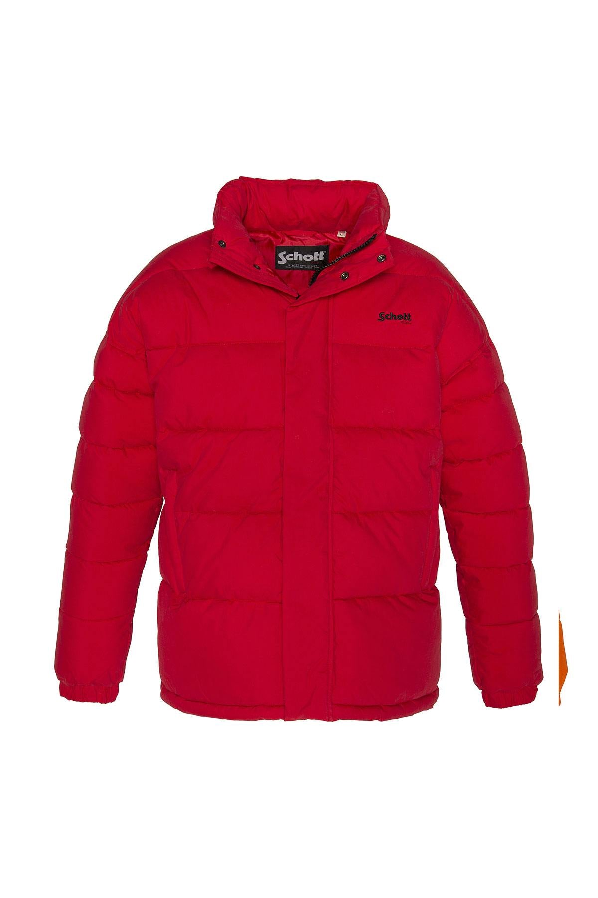 Unisex red down jacket - Image n°1