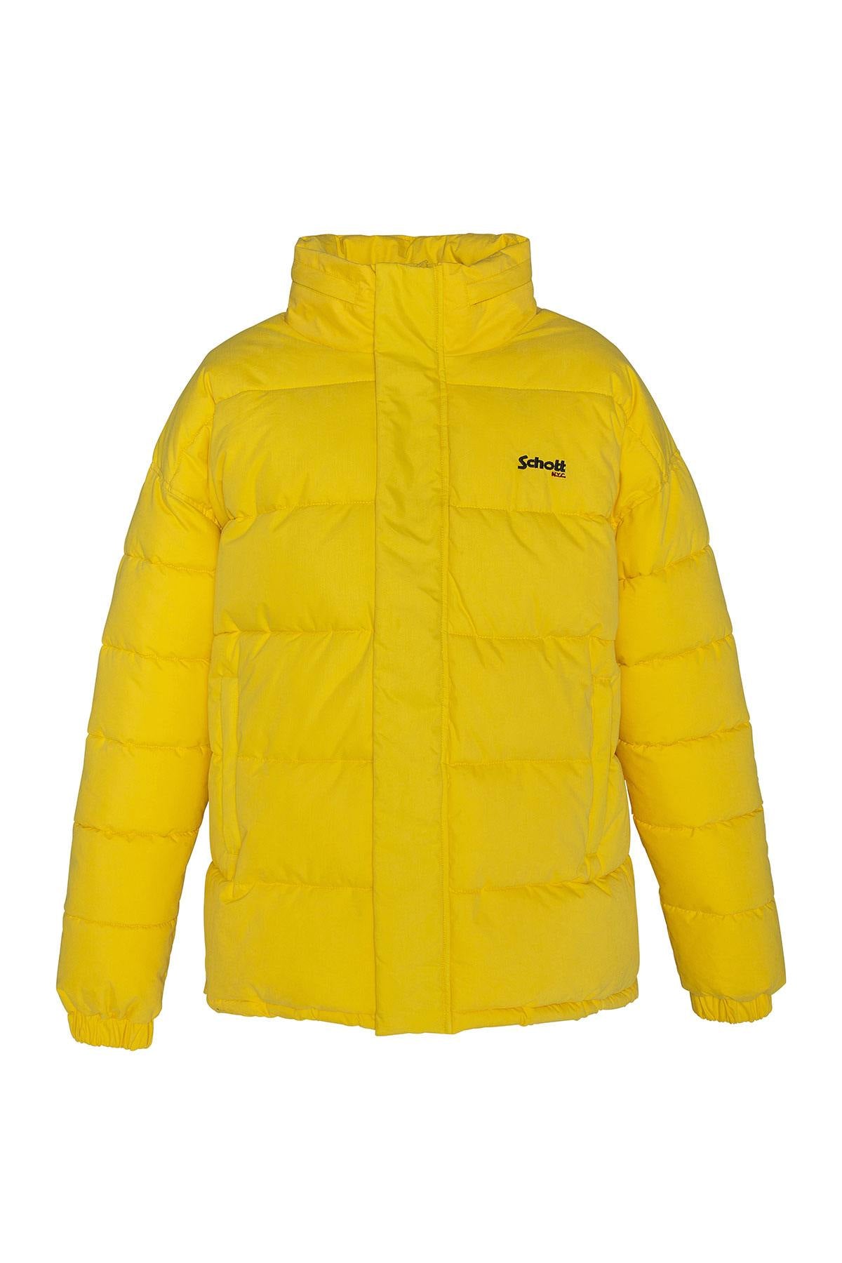  Yellow unisex down jacket - Image n°2