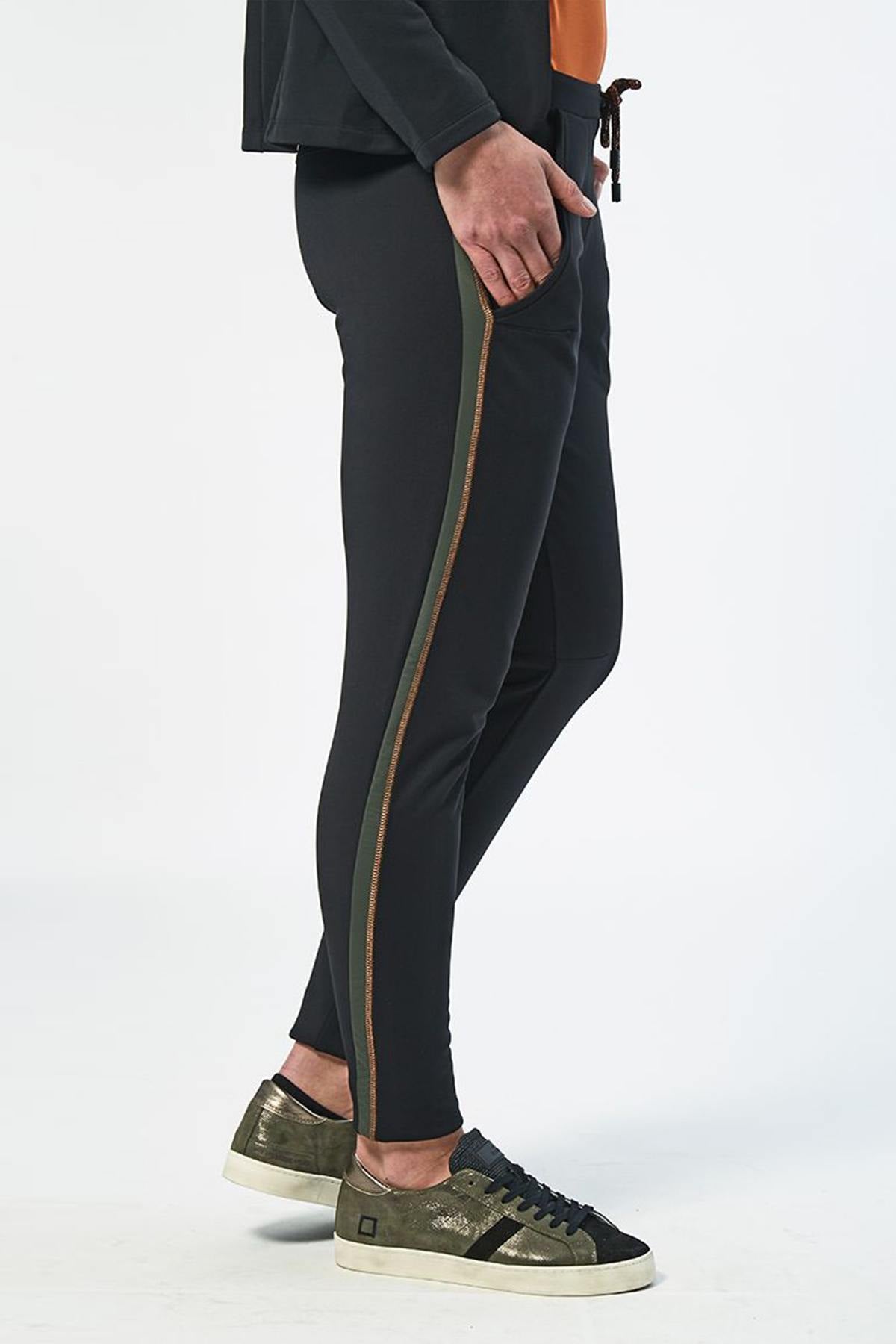 Black polyamide pants - Image n°1