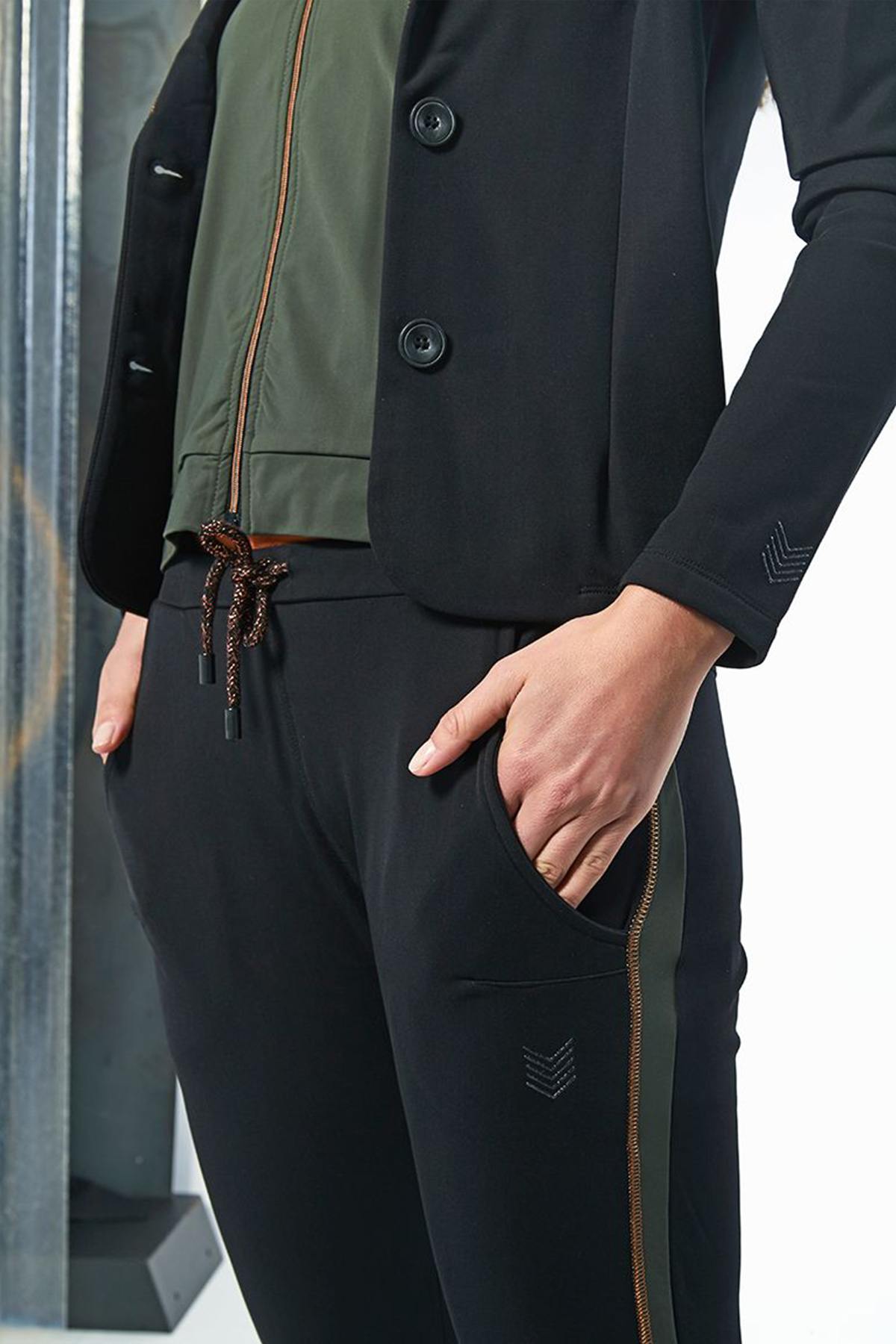 Black polyamide pants - Image n°2