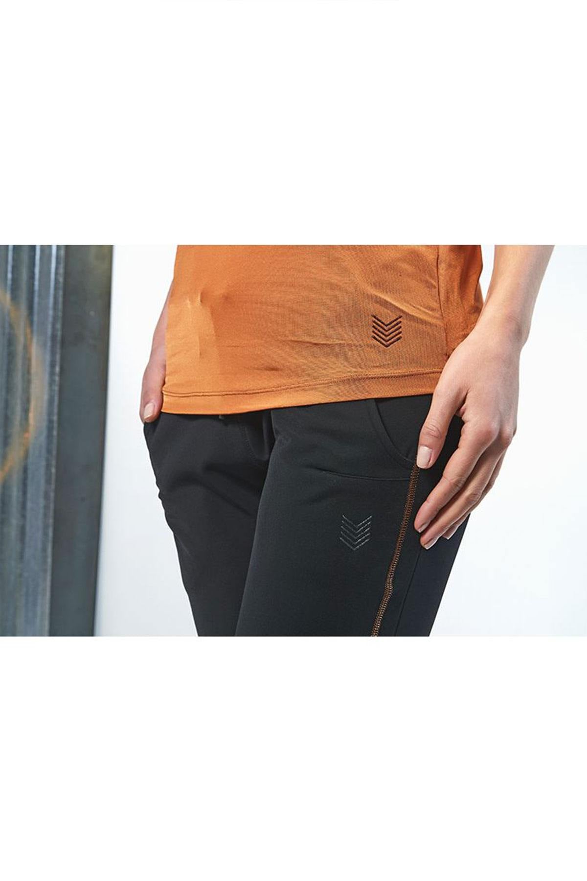 Black elastic waist pants - Image n°2