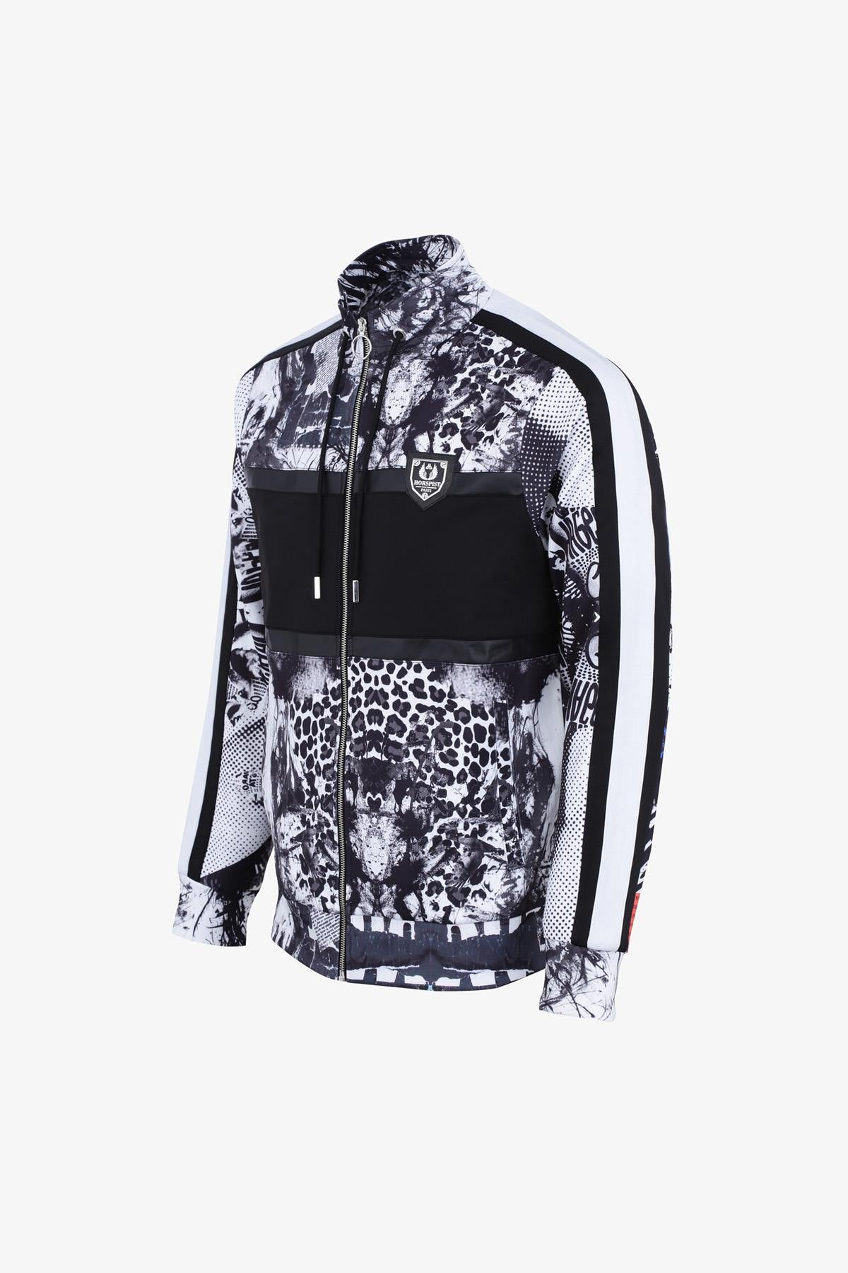 Black and white track jacket - Image n°8