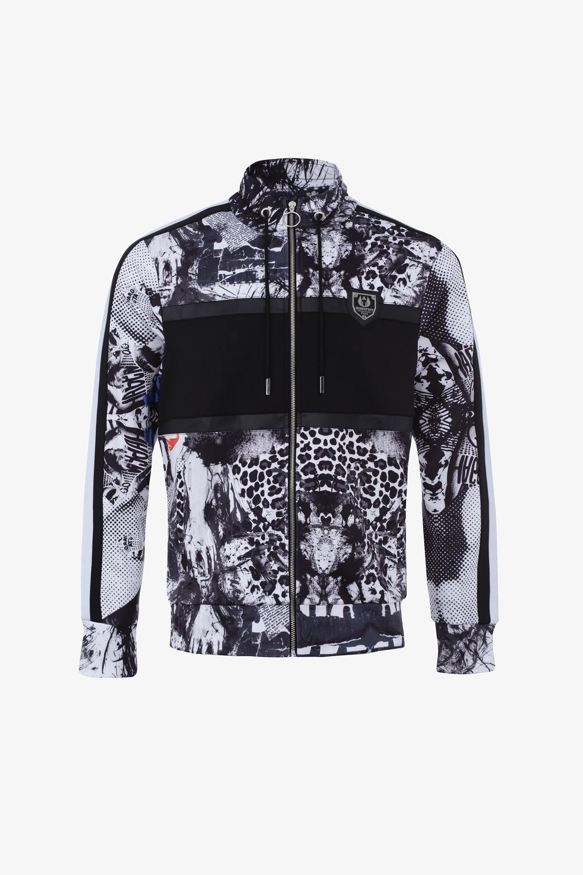 Black and white track jacket - Image n°10