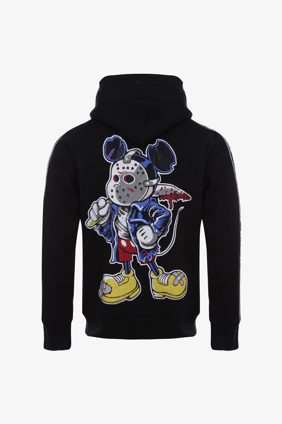  Black Mickey sweatshirt with rhinestones - Image n°6