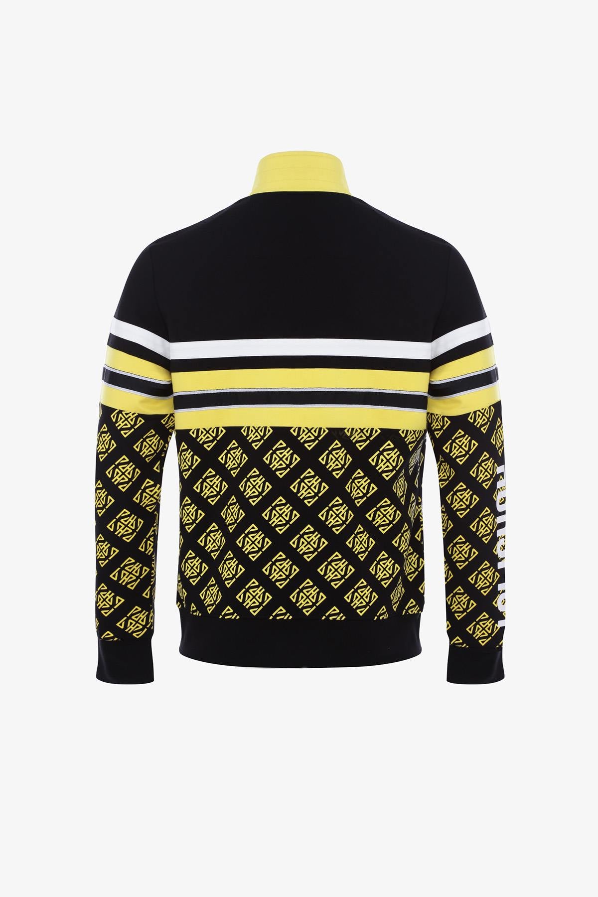 Black and yellow track jacket - Image n°8