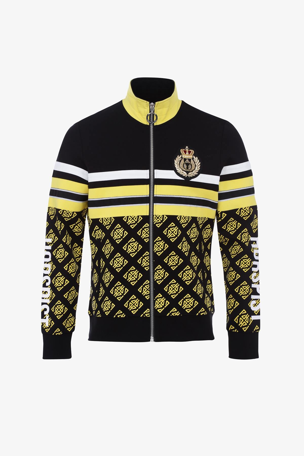 Black and yellow track jacket - Image n°9