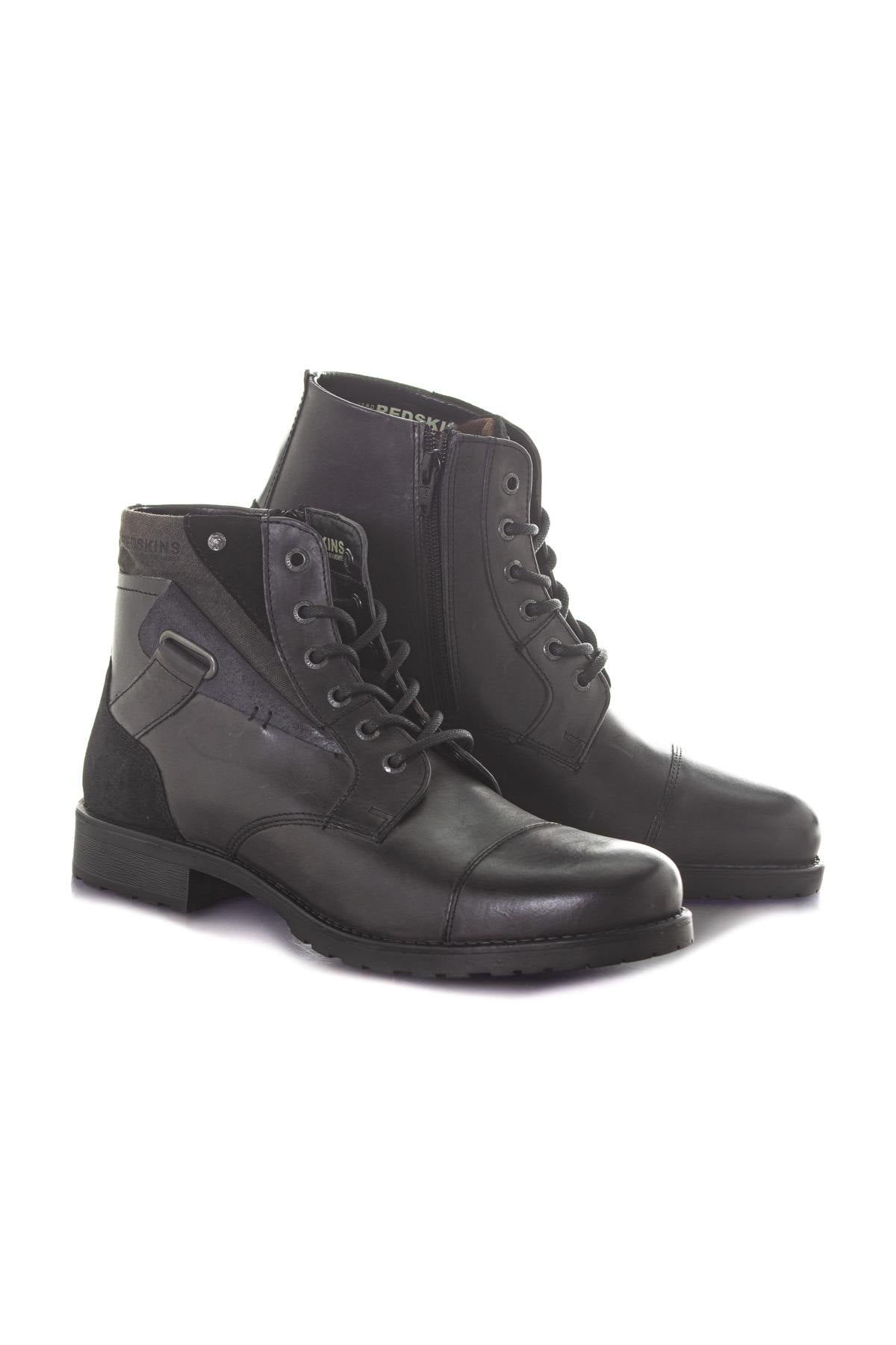  Men's black high-top shoes - Image n°1