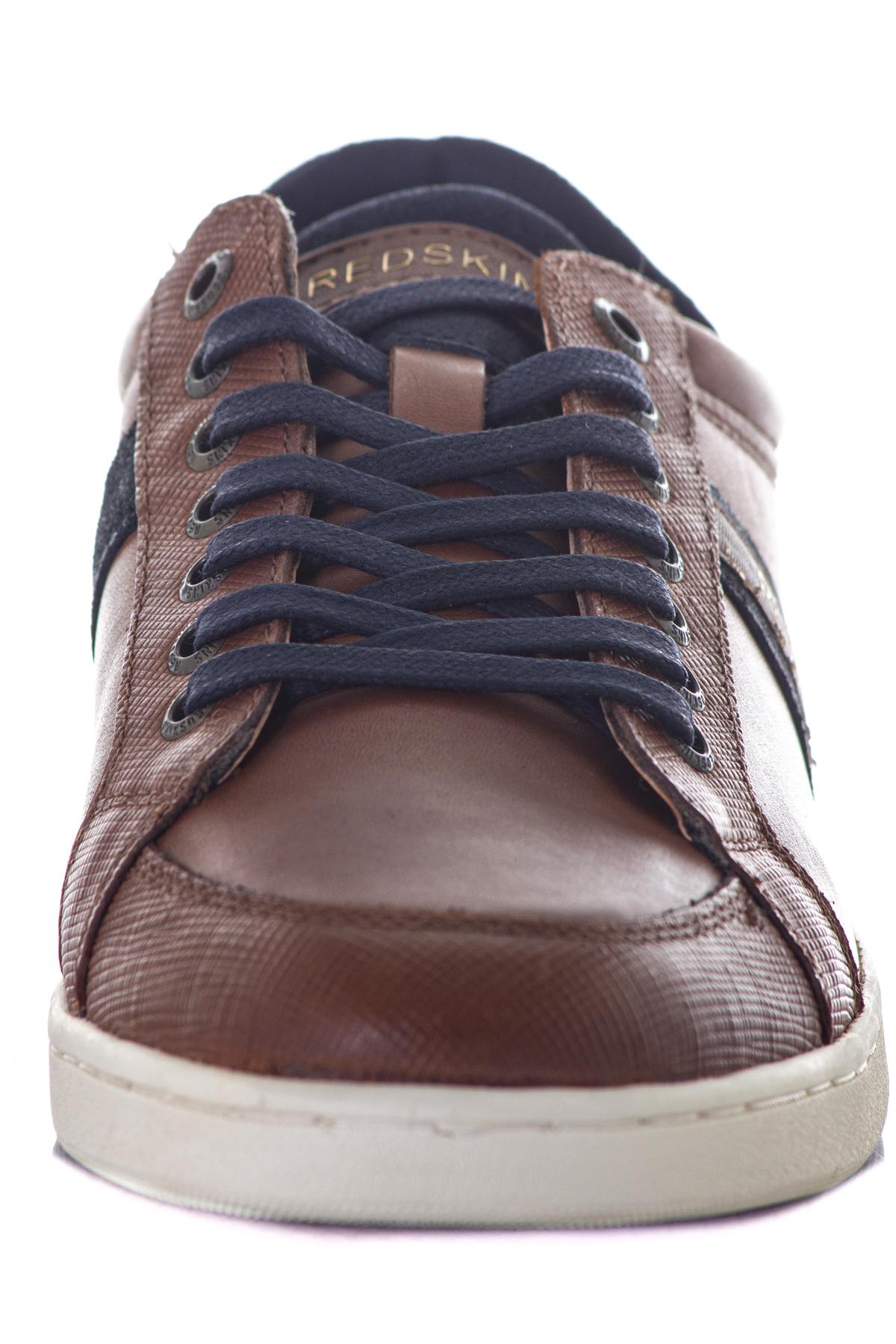 Men's brandy and navy shoes - Image n°5