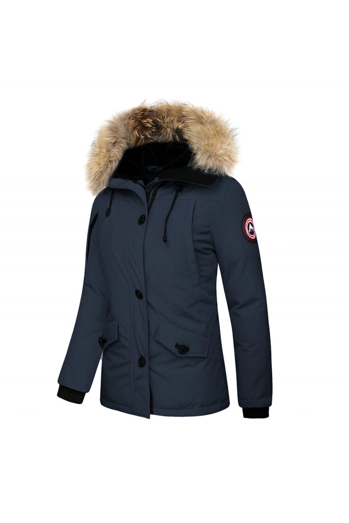 Women's parka with real fur - Image n°7