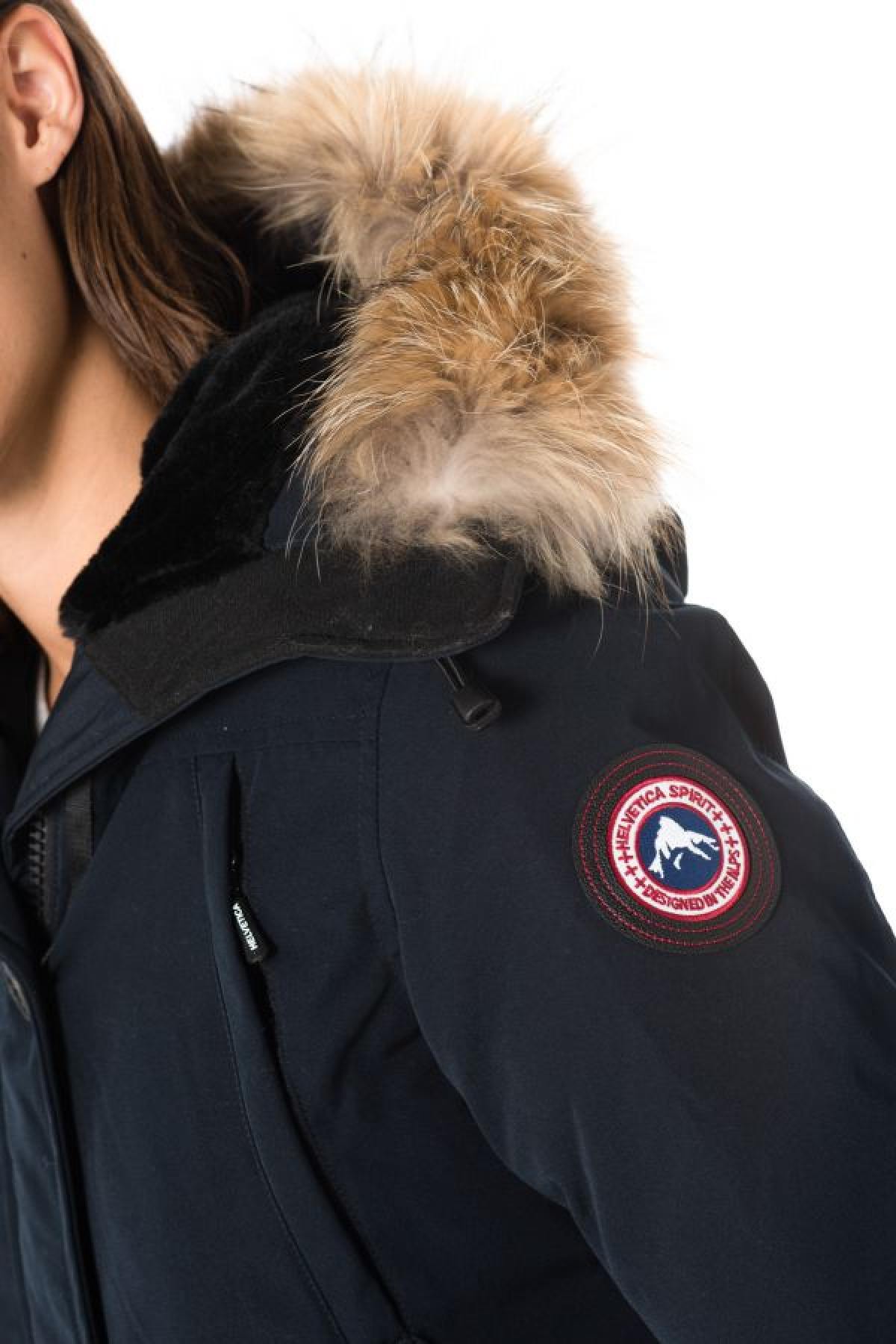 Women's parka with real fur - Image n°6