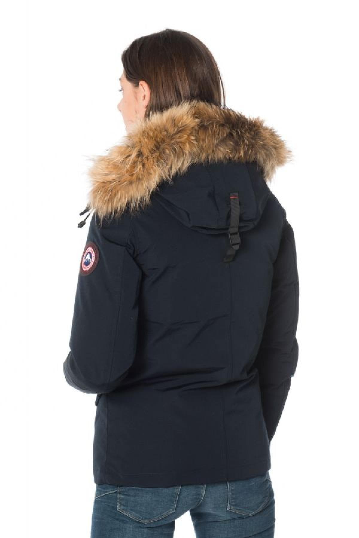 Women's parka with real fur - Image n°5