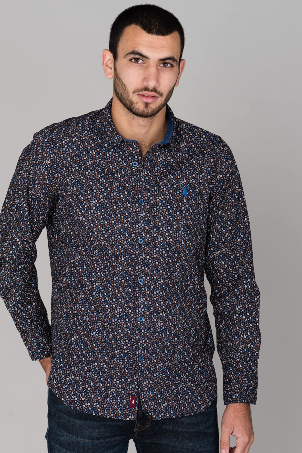 Blue long sleeve shirt - Image n°1