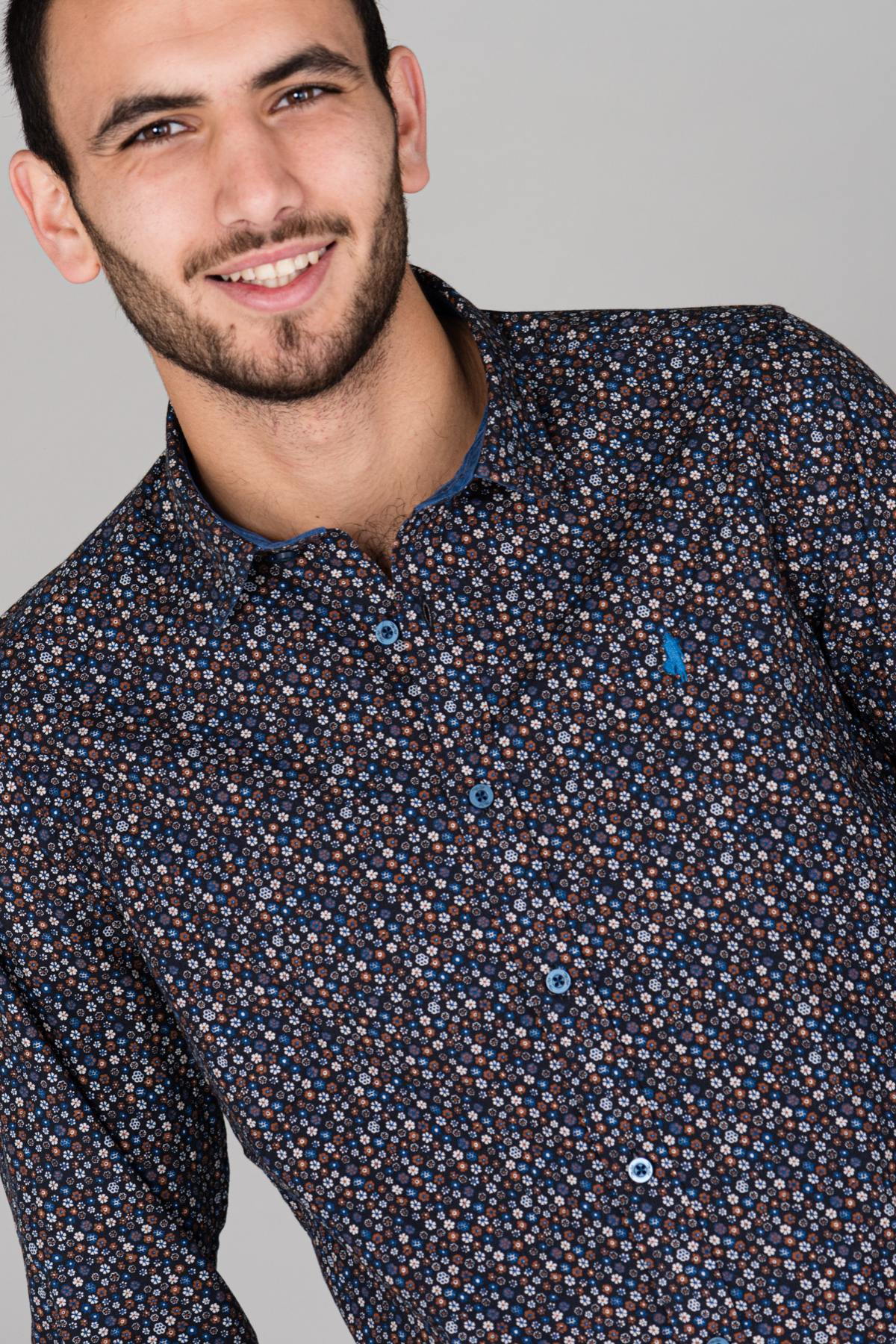 Blue long sleeve shirt - Image n°4