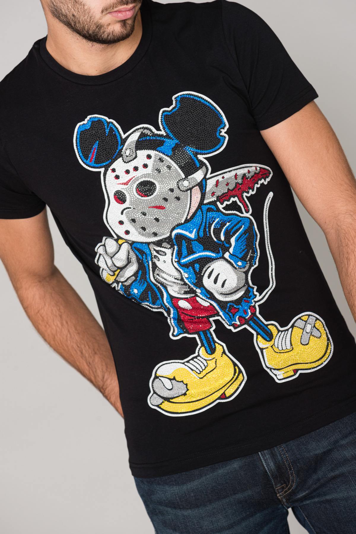 Mickey t-shirt with rhinestones - Image n°3