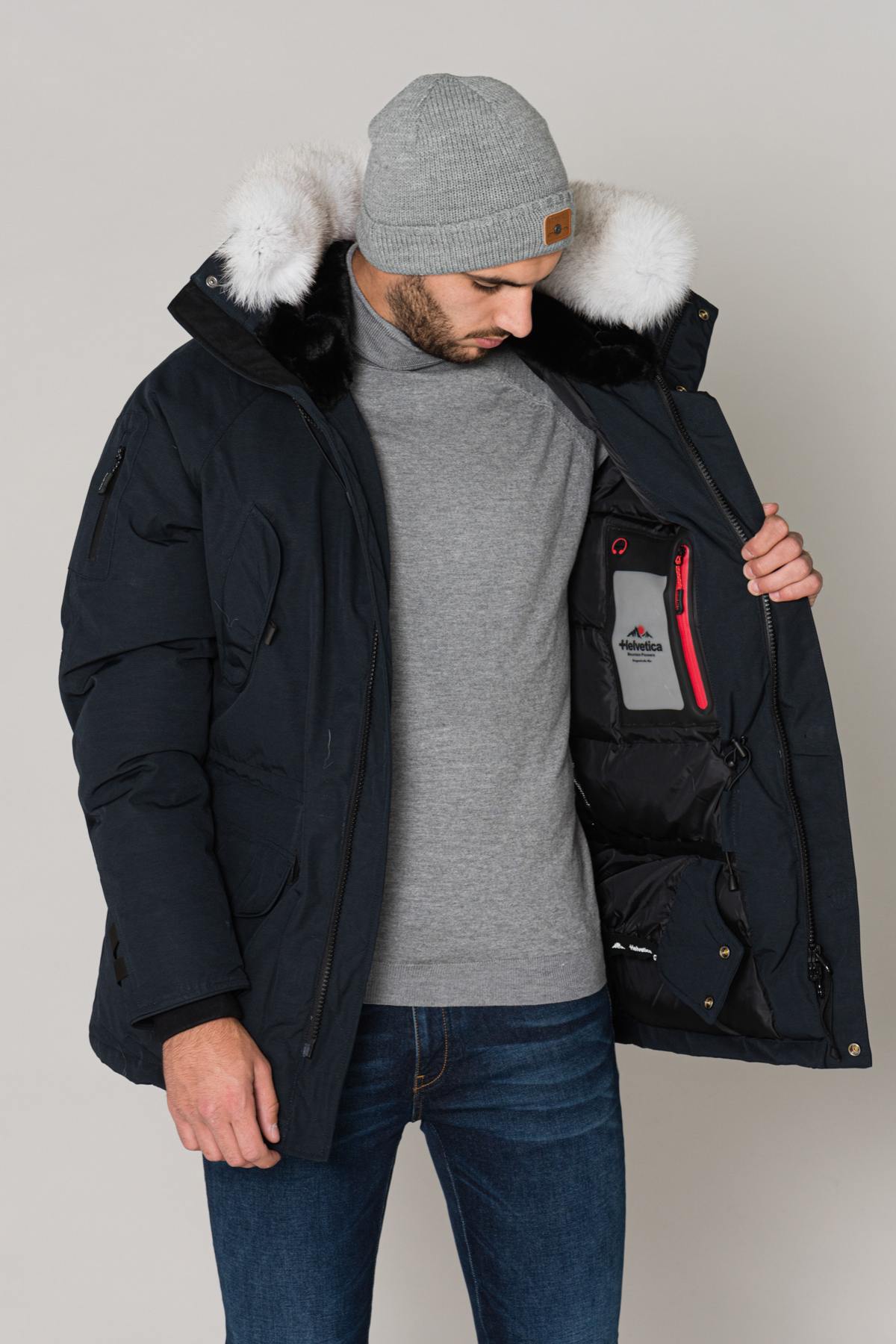 Men's parka for extreme cold - Image n°4