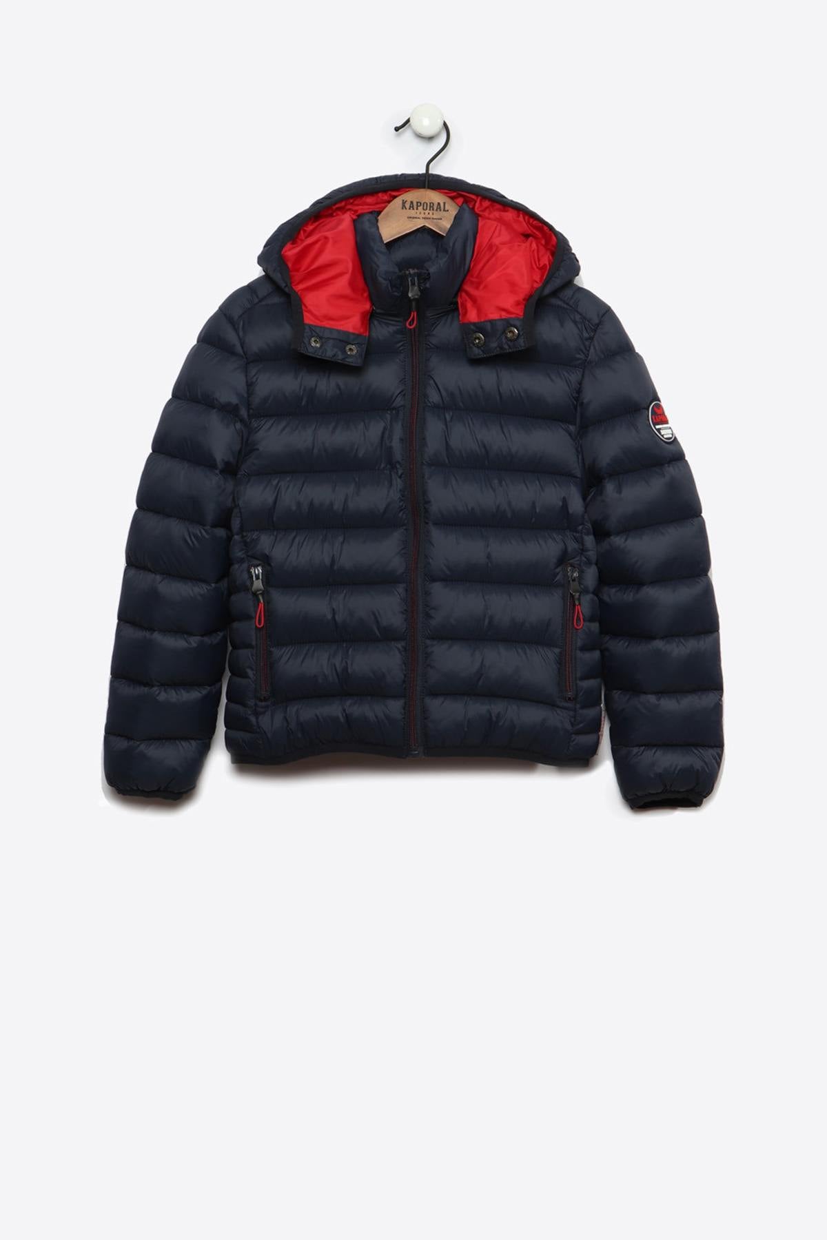  Children's navy blue down jacket - Image n°2