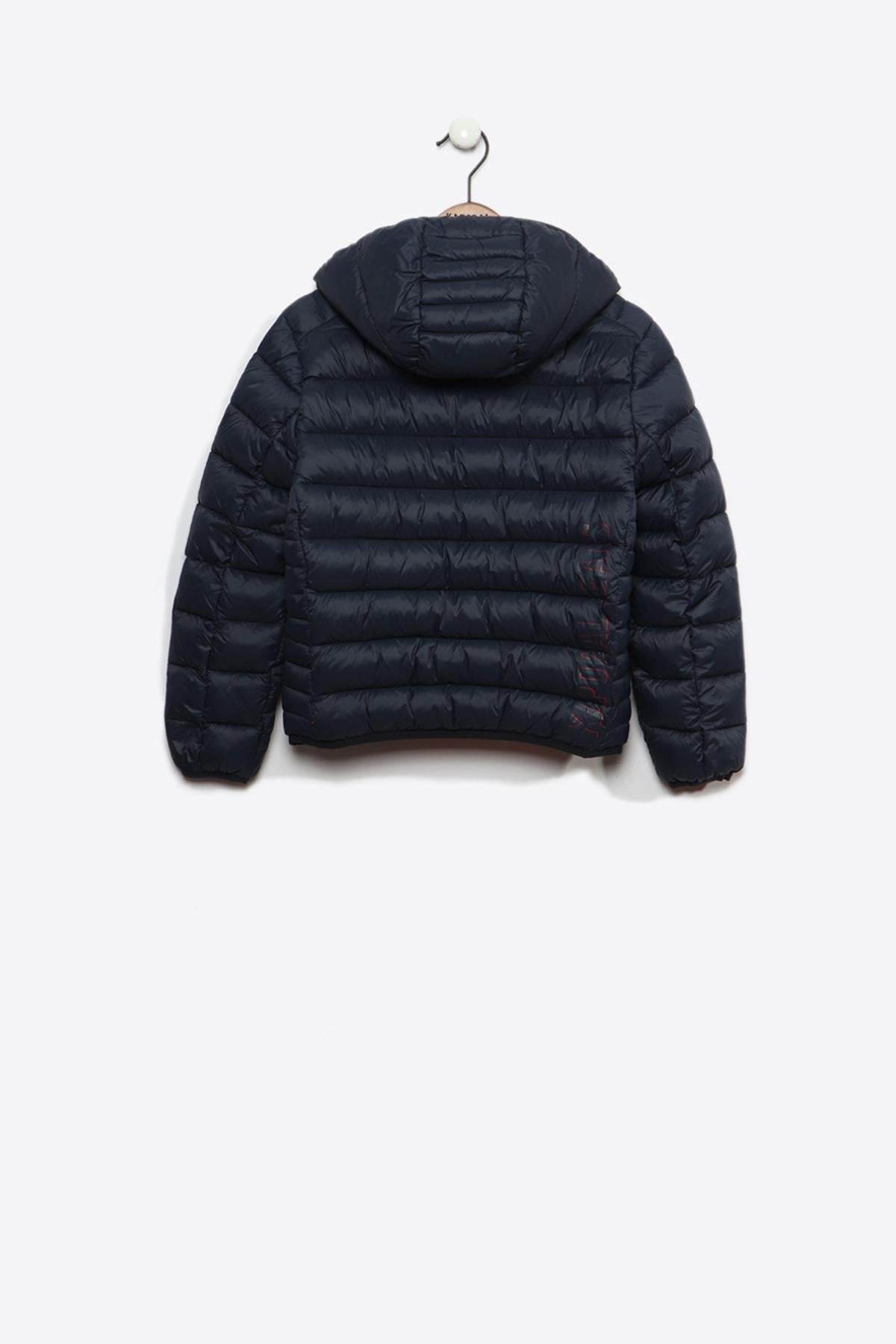  Children's navy blue down jacket - Image n°3