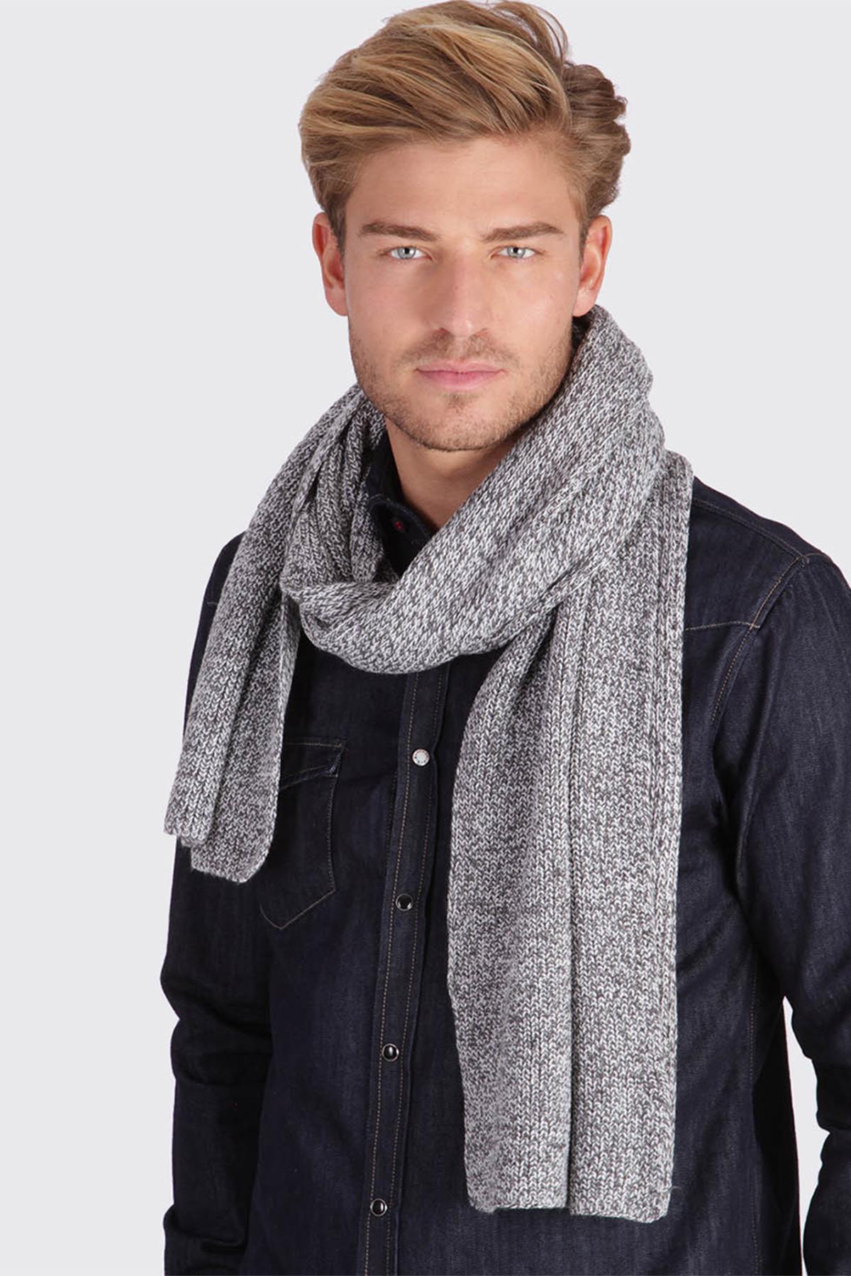 Acrylic men's scarf - Image n°1