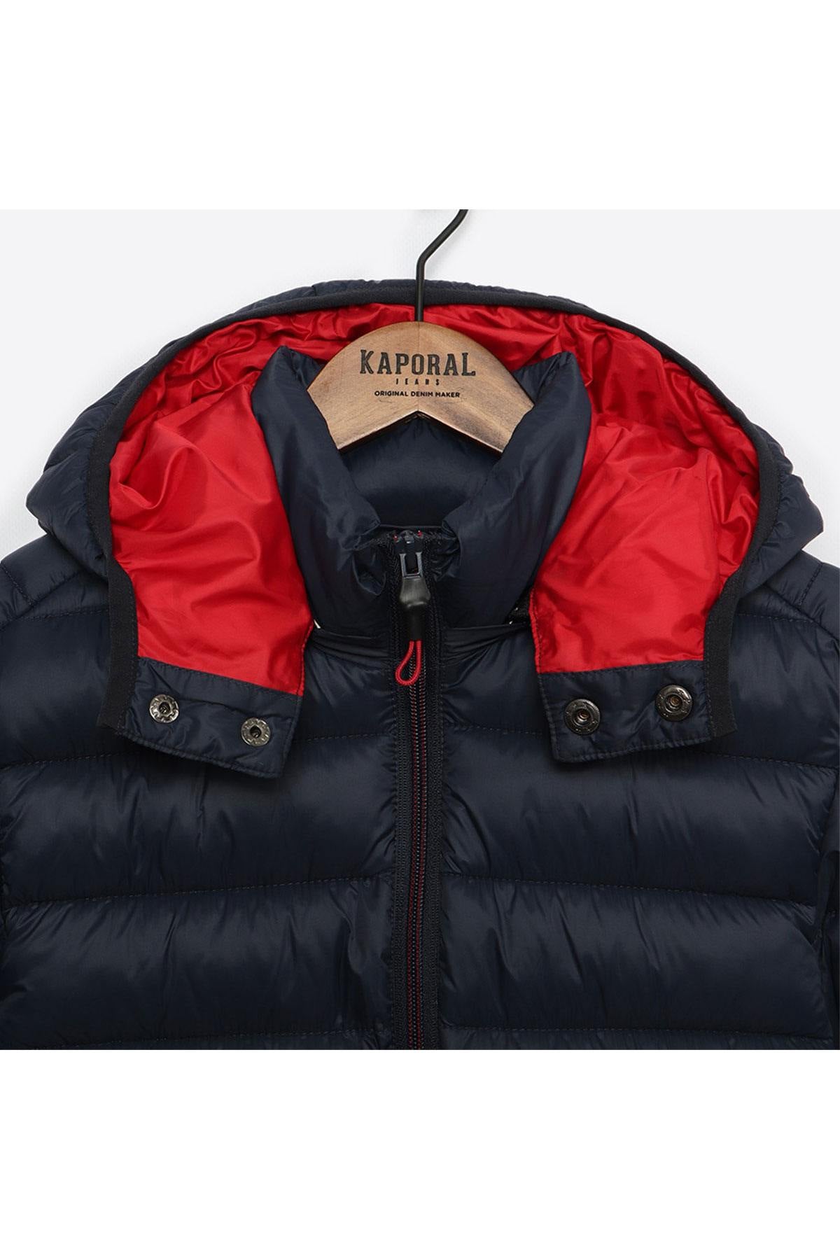  Children's navy blue down jacket - Image n°5