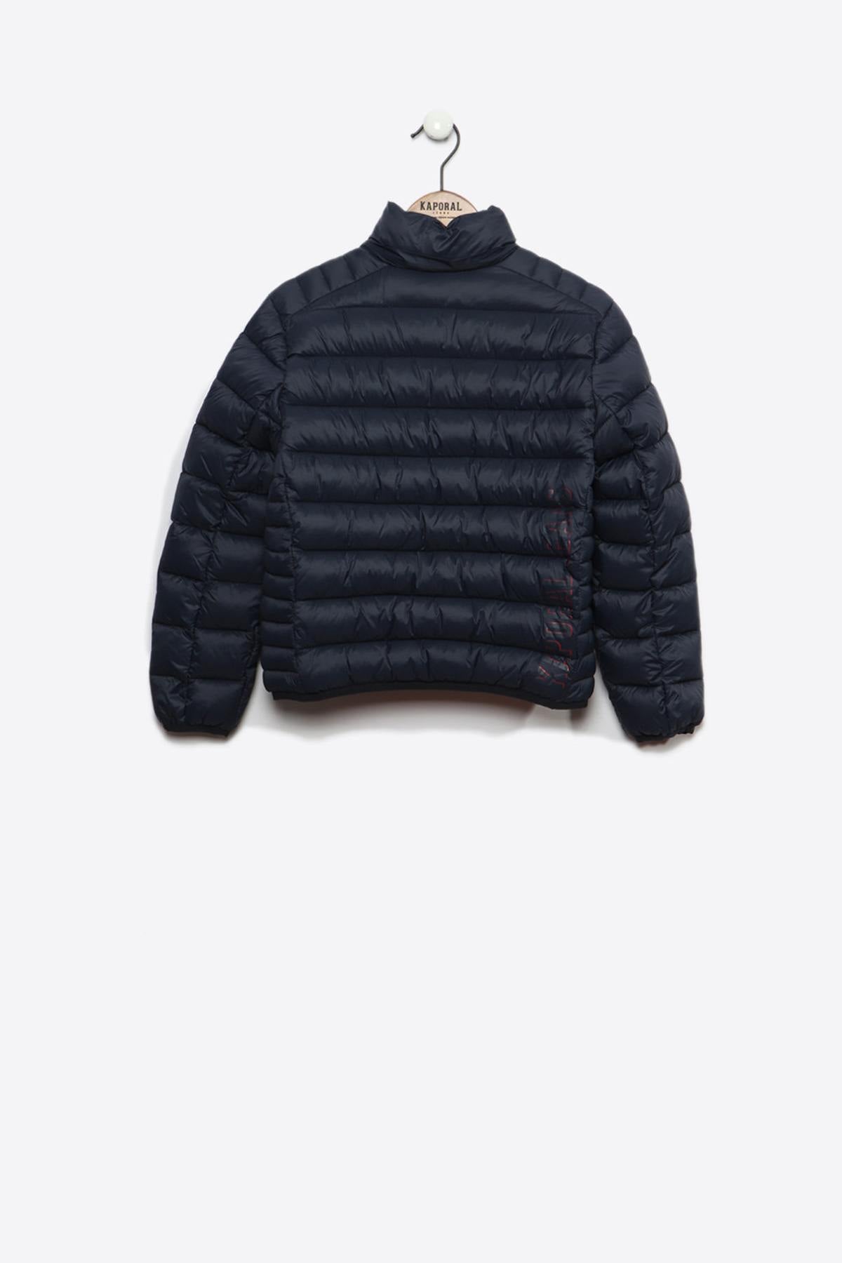  Children's navy blue down jacket - Image n°6