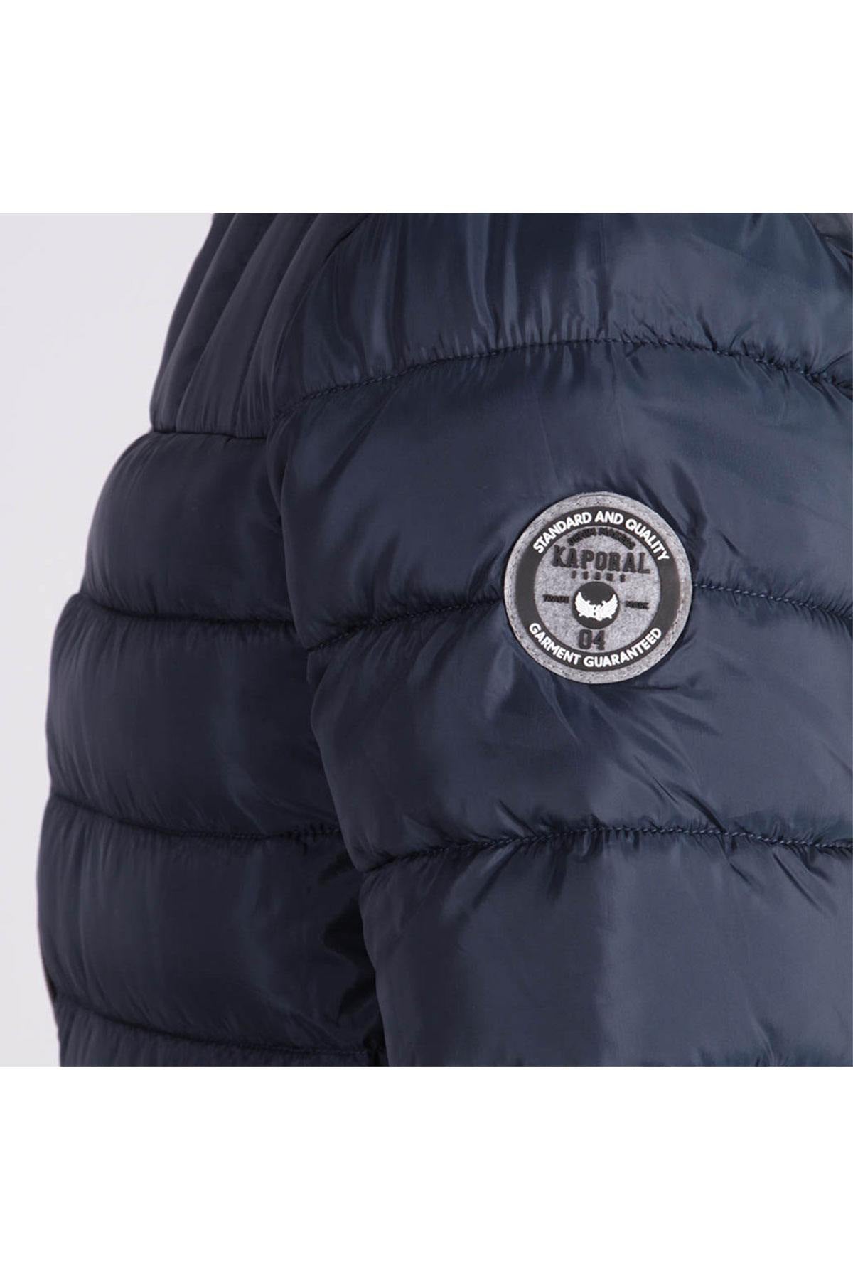  Men's fitted navy blue down jacket - Image n°5