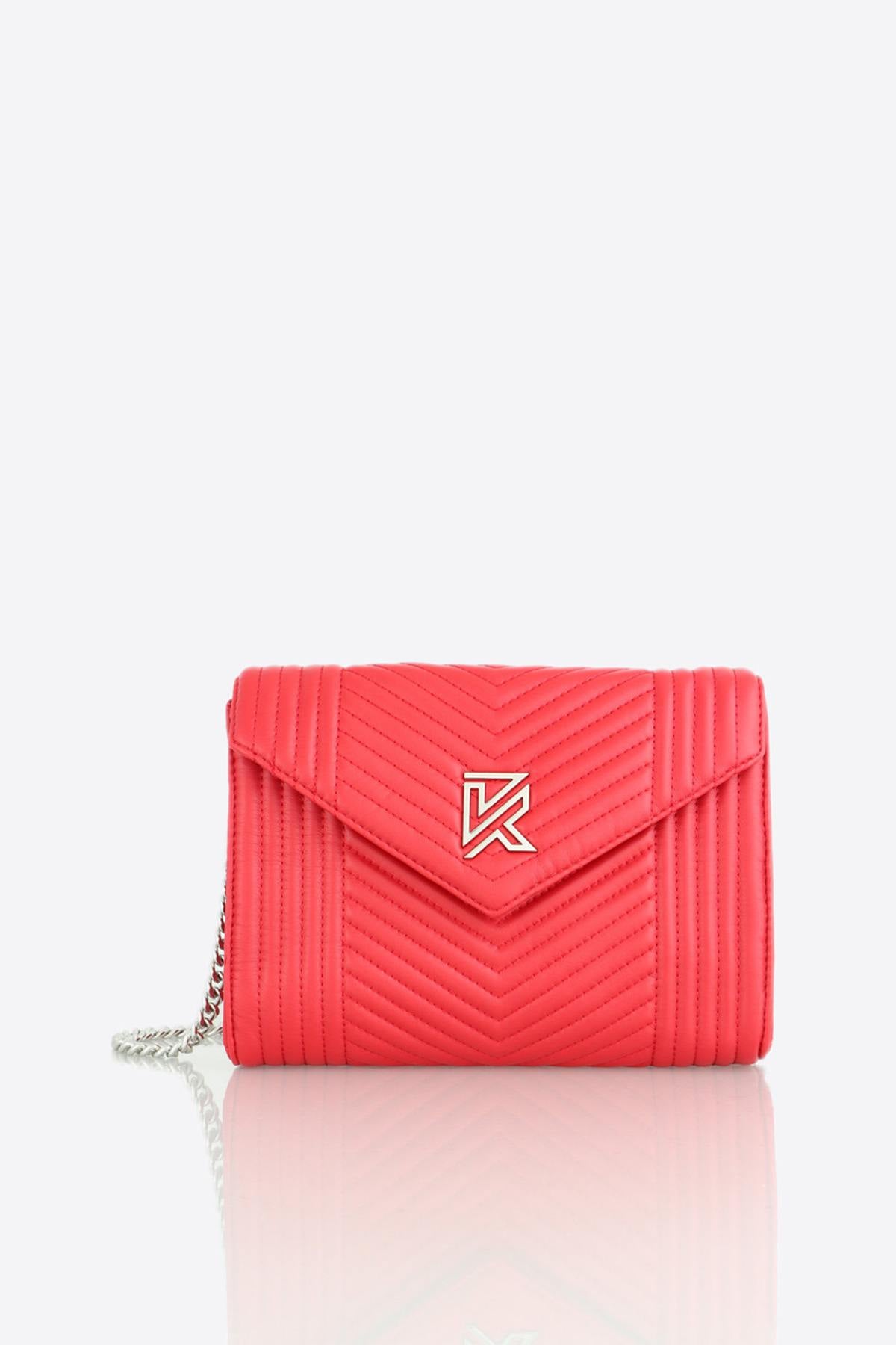  Women's red shoulder bag - Image n°5