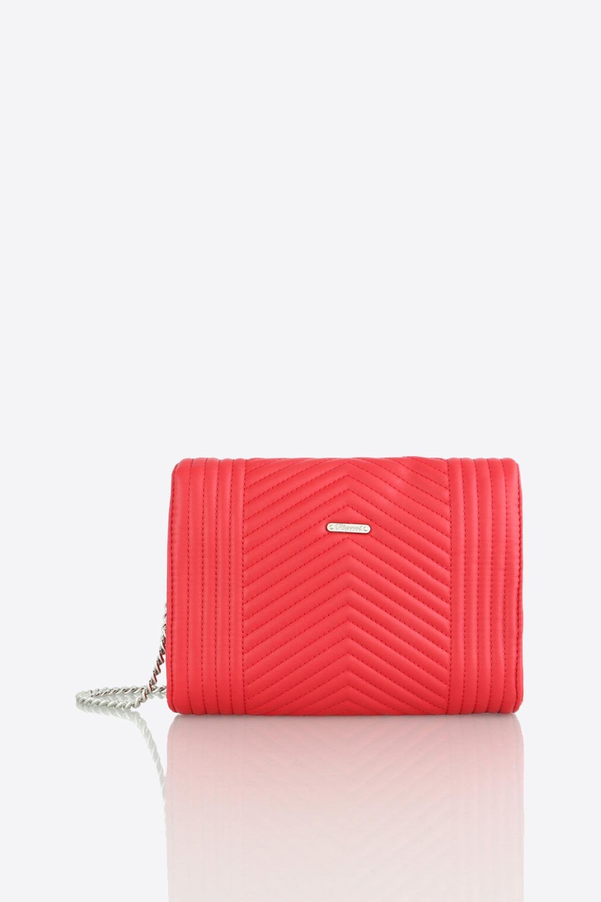  Women's red shoulder bag - Image n°6