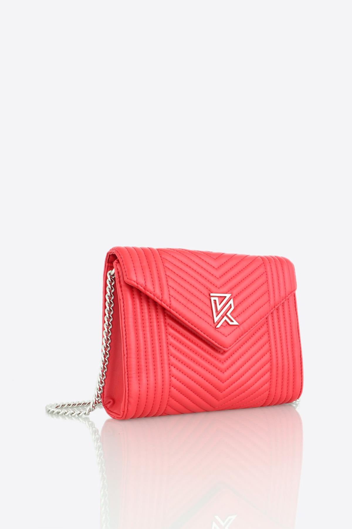  Women's red shoulder bag - Image n°1