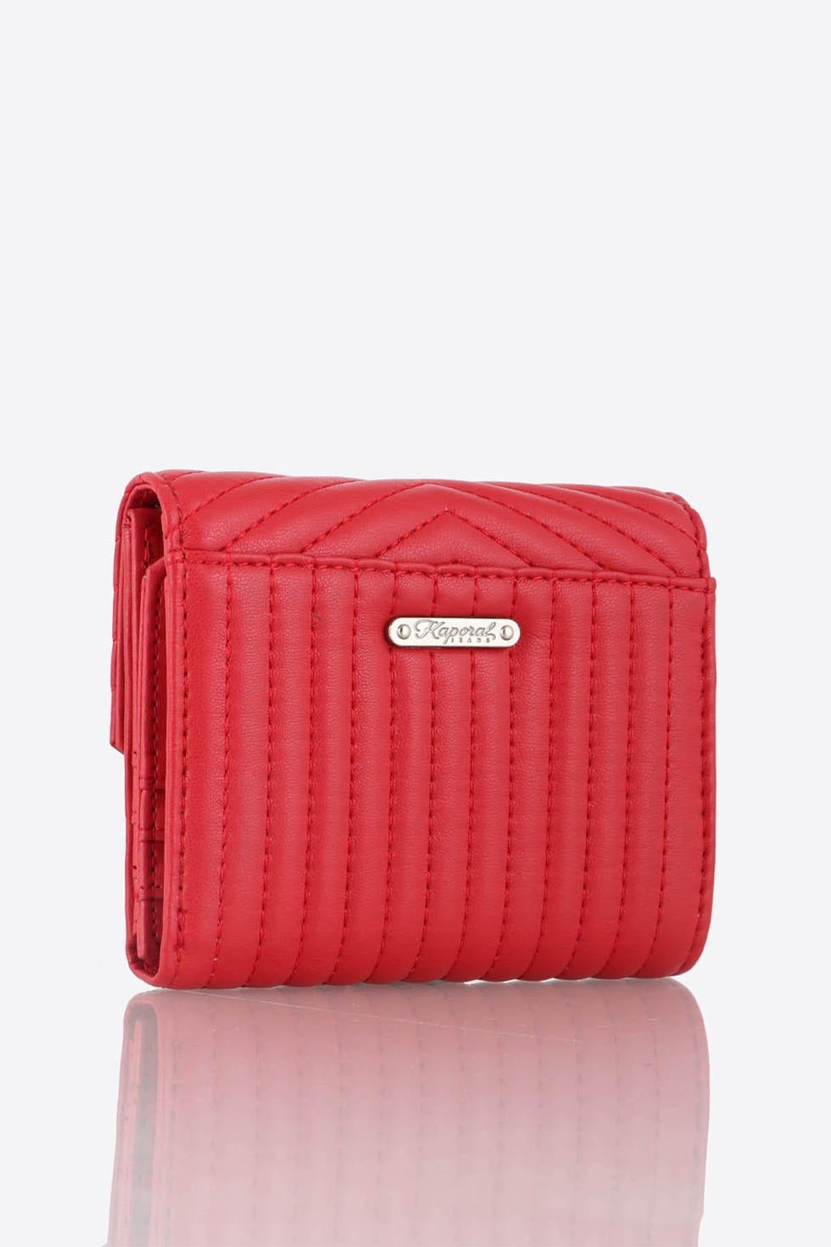 Women's red wallet - Image n°3