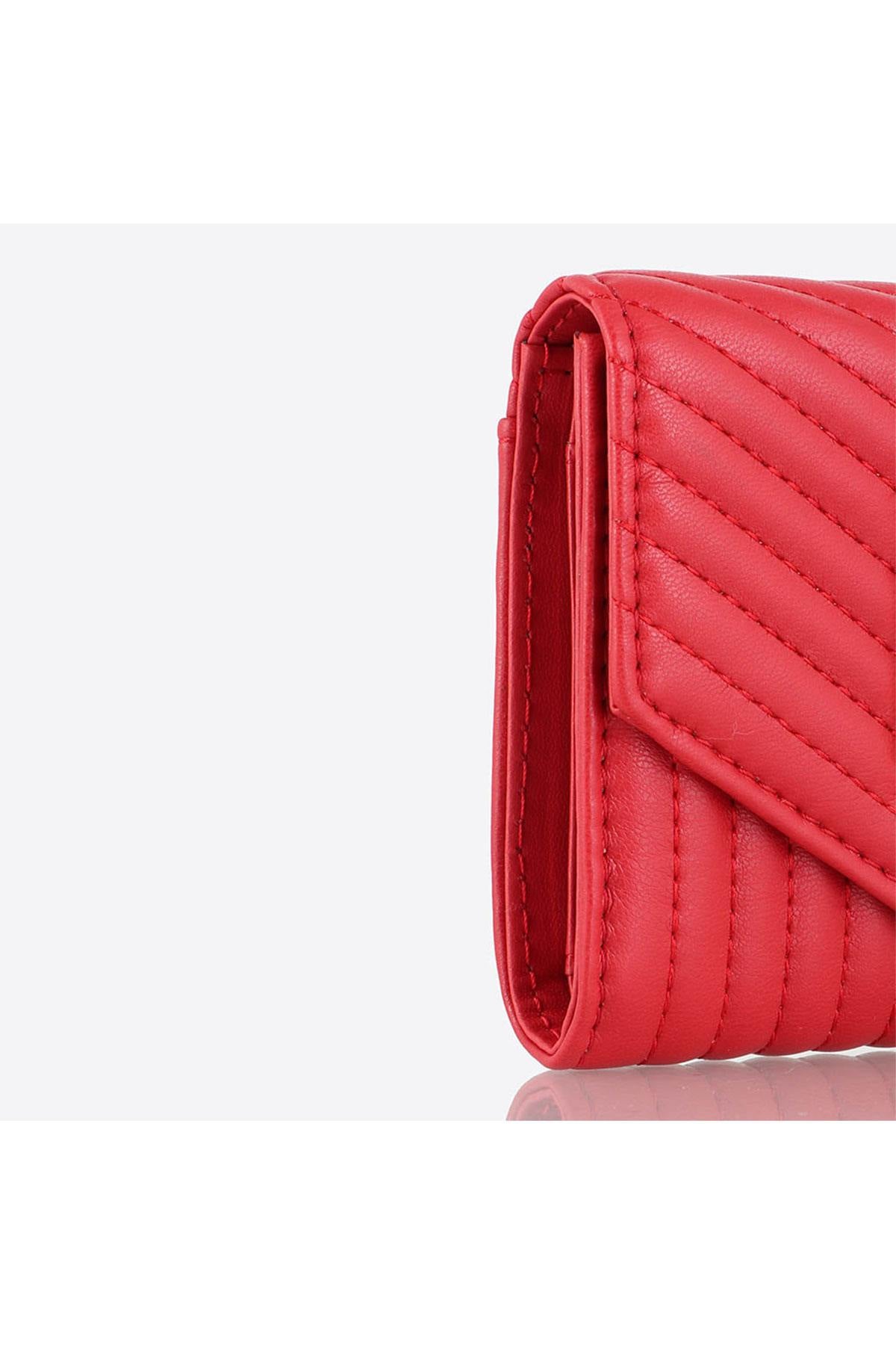 Women's red wallet - Image n°8